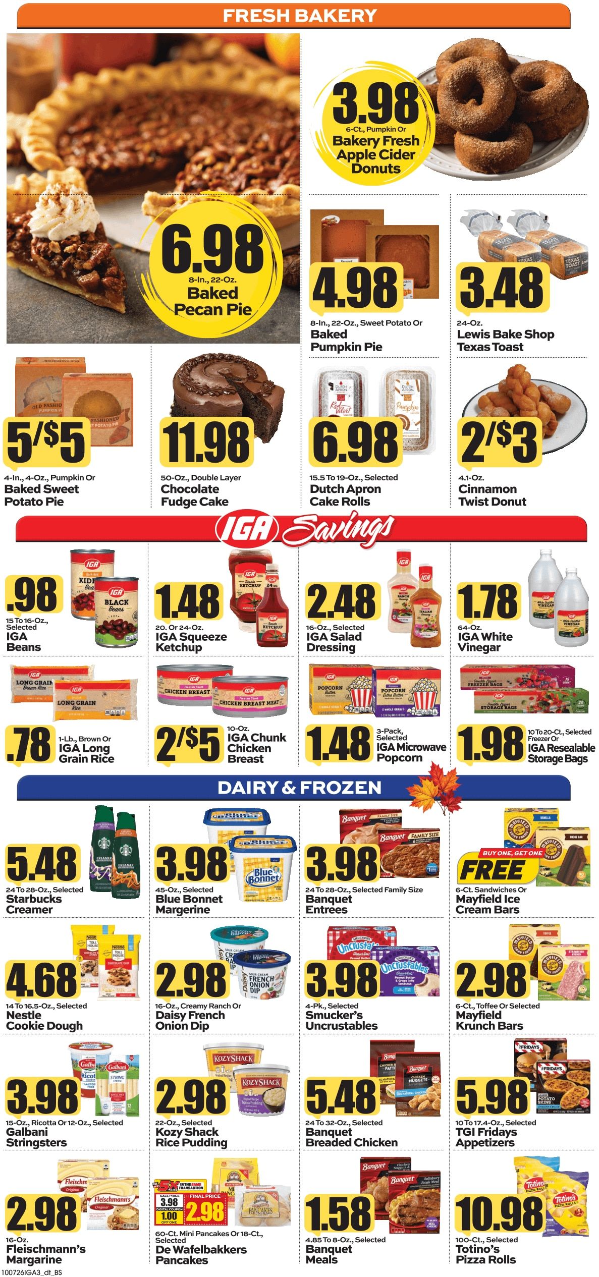 Ken's IGA Weekly Ad October 5 - 11, 2026
