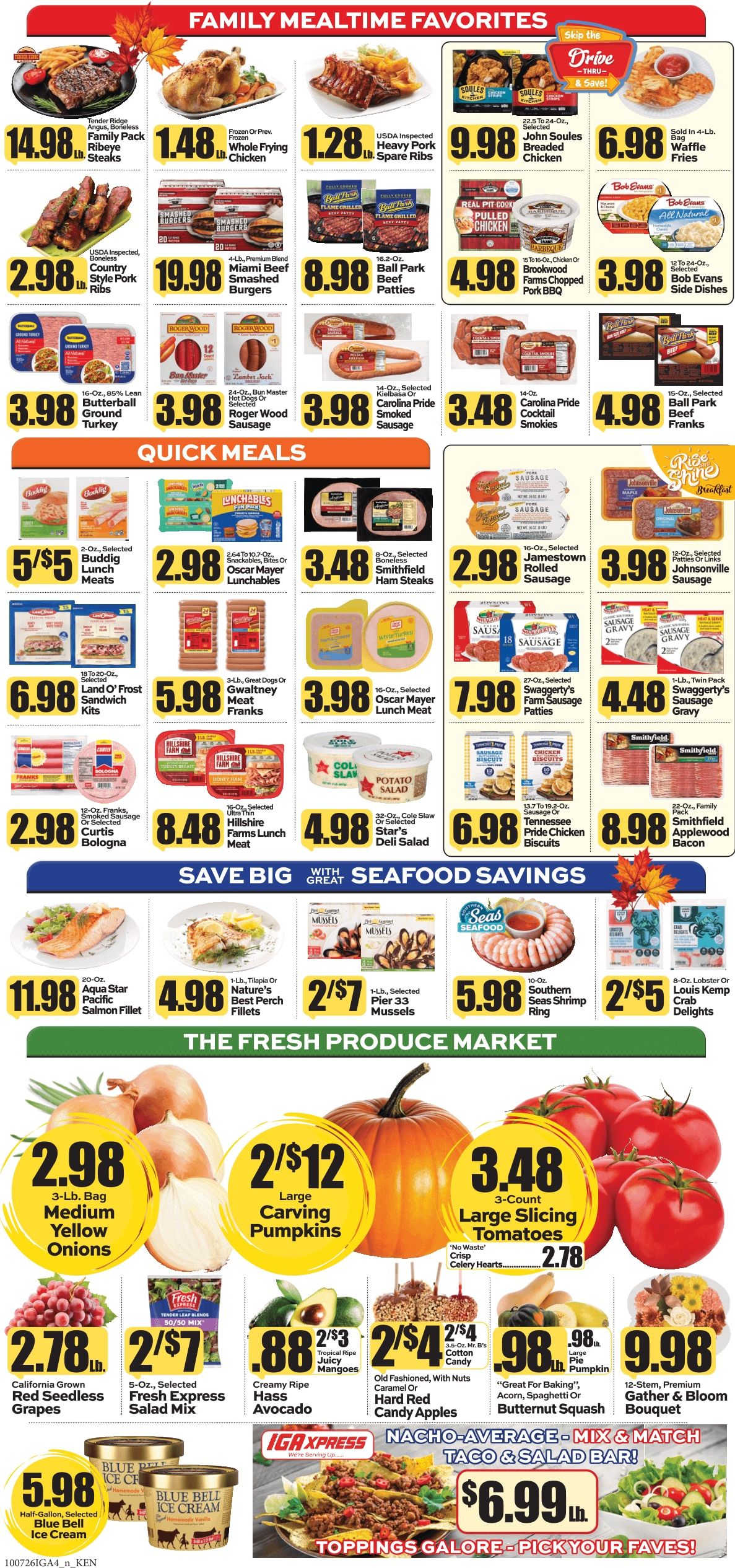 Ken's IGA Weekly Ad October 5 - 11, 2026