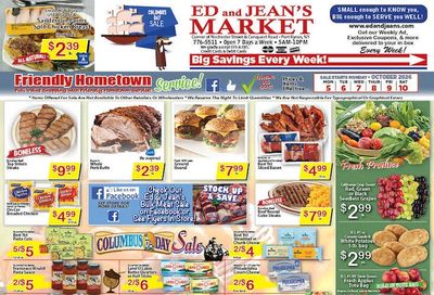 Ed and Jean's Market Weekly Ad October 5 - 10, 2026