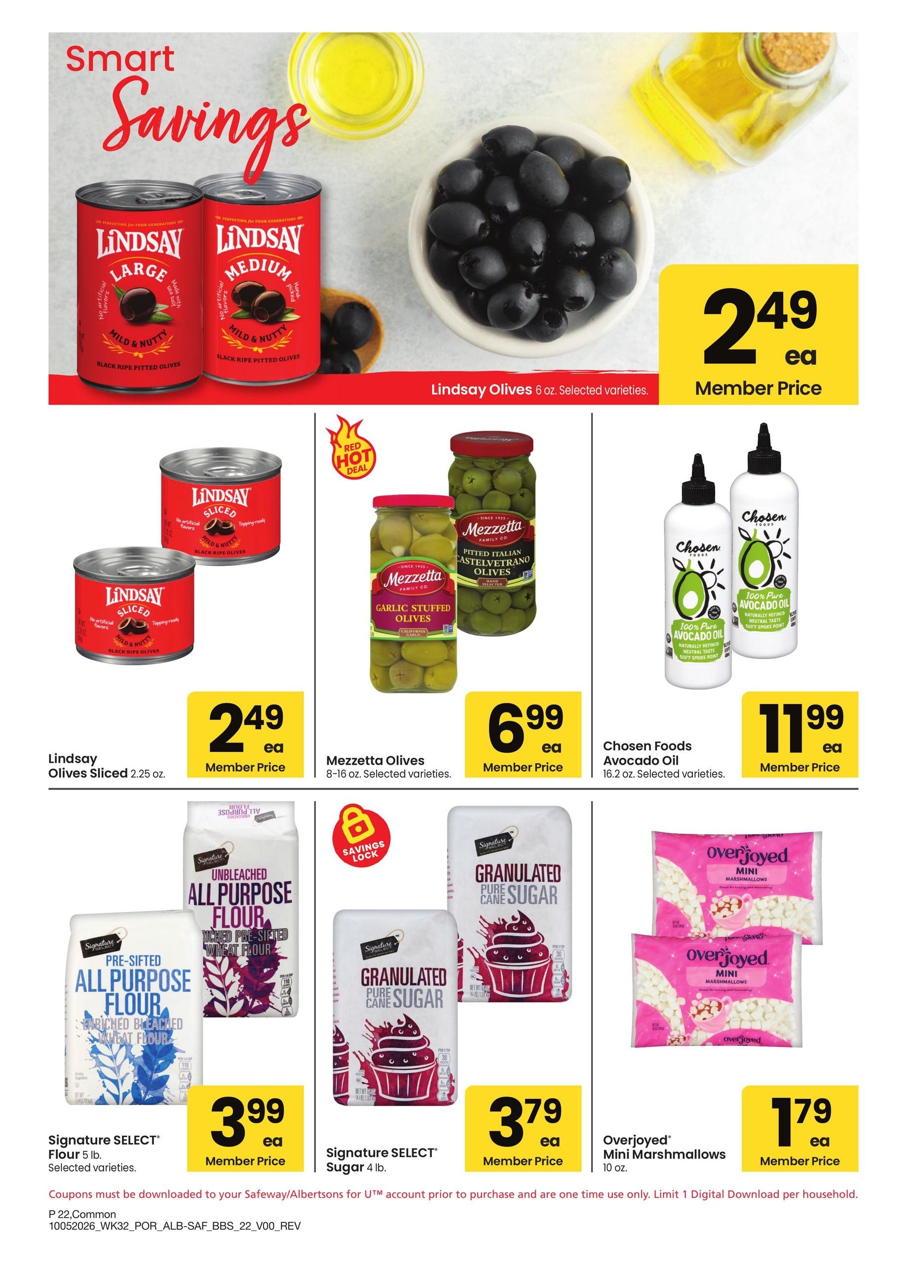 Albertsons (Alvadore Area, OR) Big Book of Savings Weekly Ad October 5 - November 1, 2026