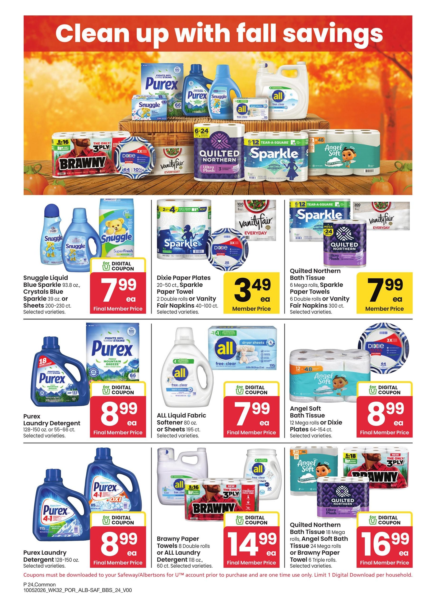 Albertsons (Alvadore Area, OR) Big Book of Savings Weekly Ad October 5 - November 1, 2026