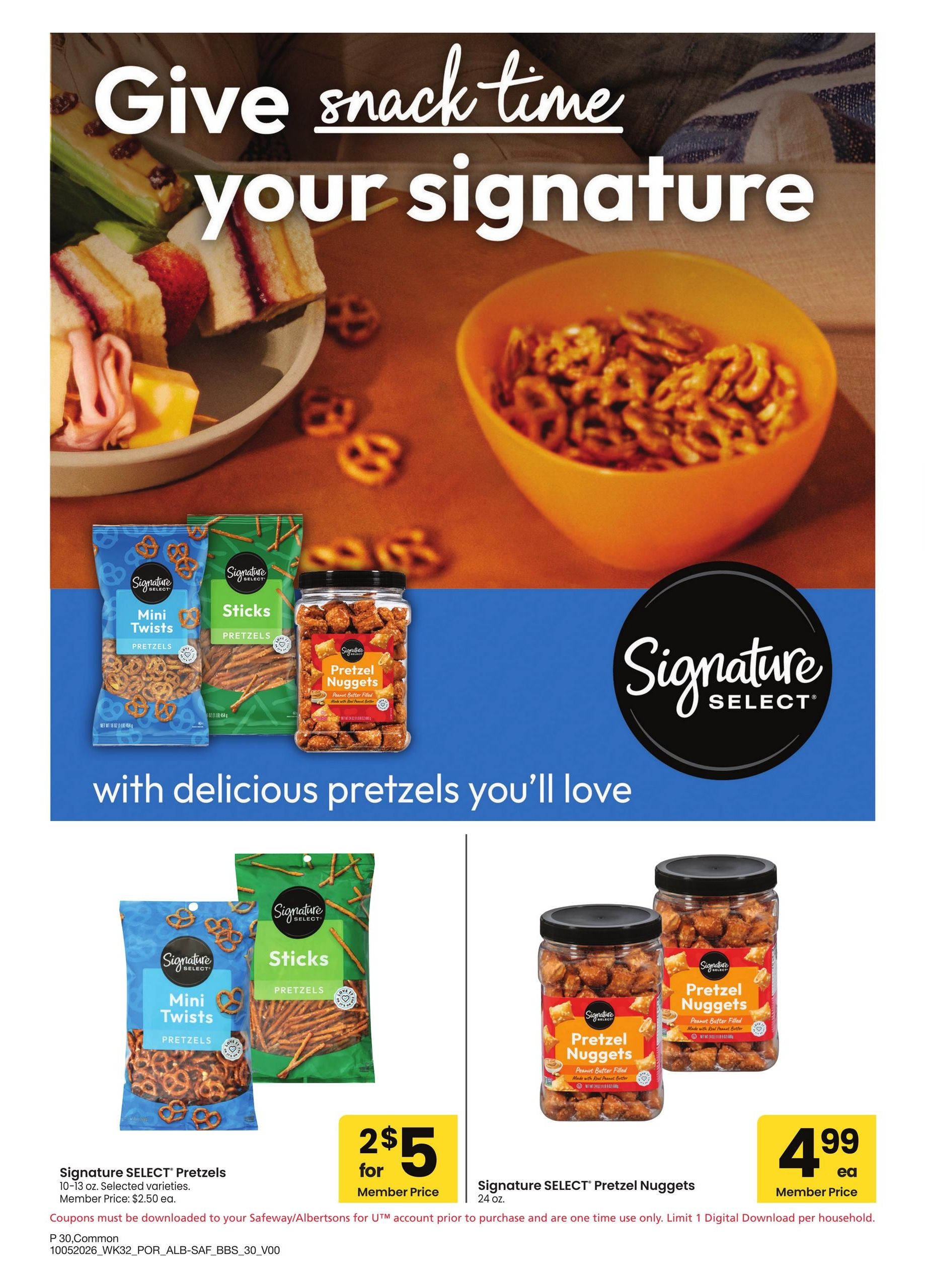Albertsons (Alvadore Area, OR) Big Book of Savings Weekly Ad October 5 - November 1, 2026