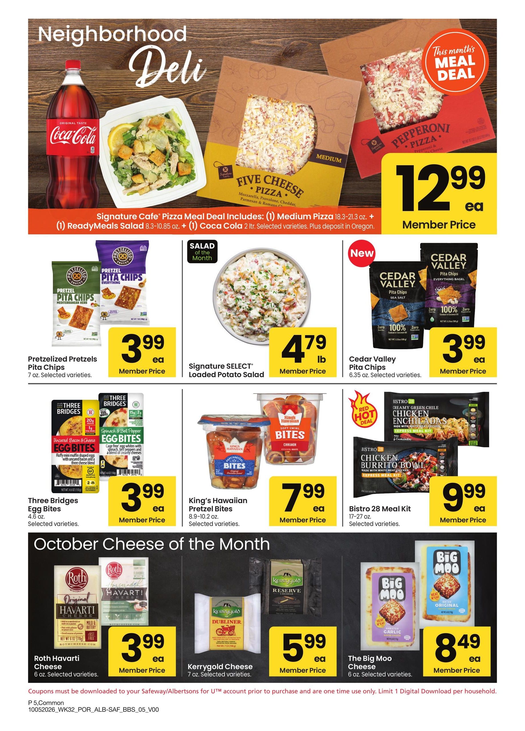 Albertsons (Alvadore Area, OR) Big Book of Savings Weekly Ad October 5 - November 1, 2026