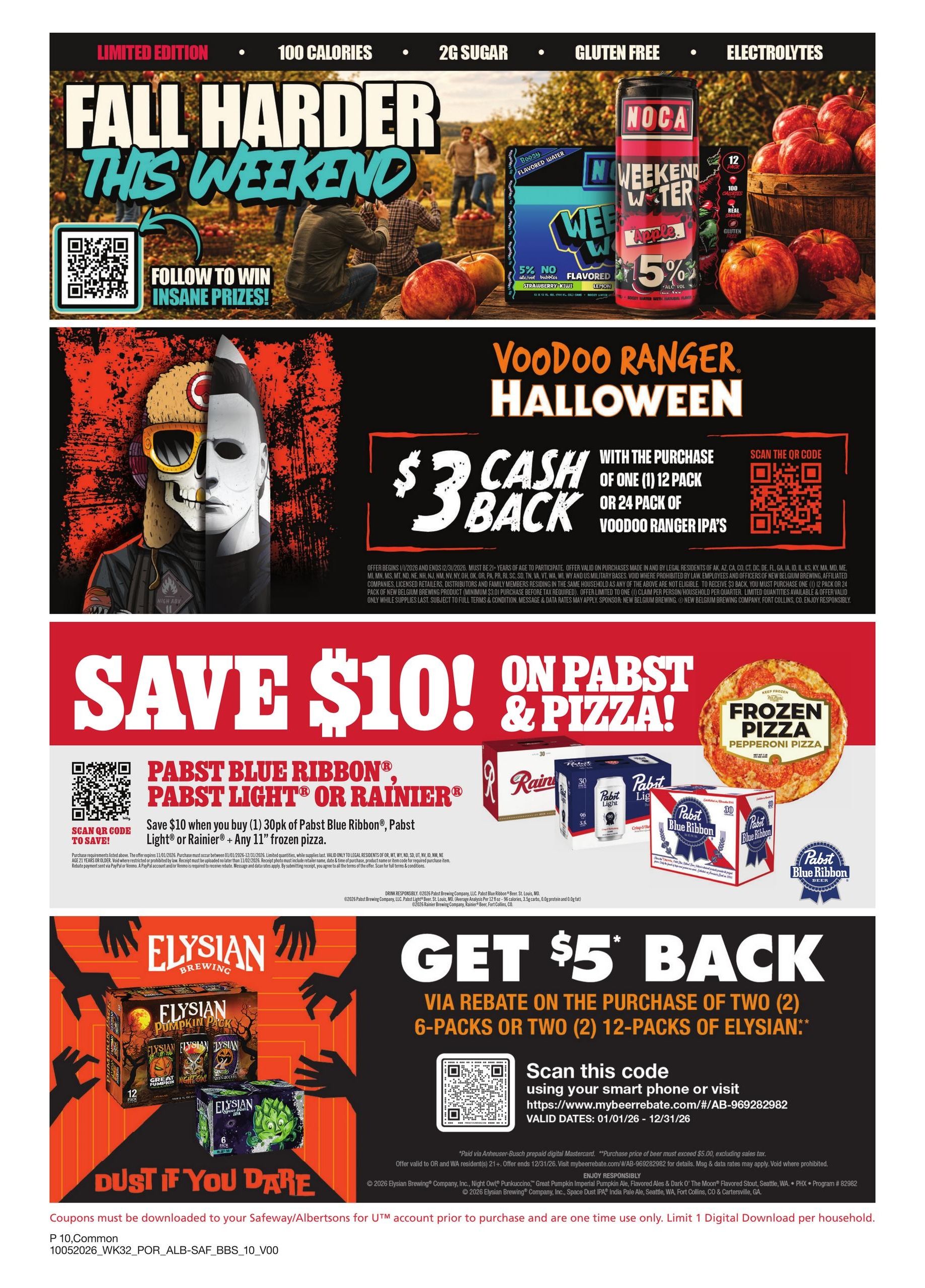 Safeway (Dorris Area, CA) Big Book of Savings Weekly Ad October 5 - November 1, 2026