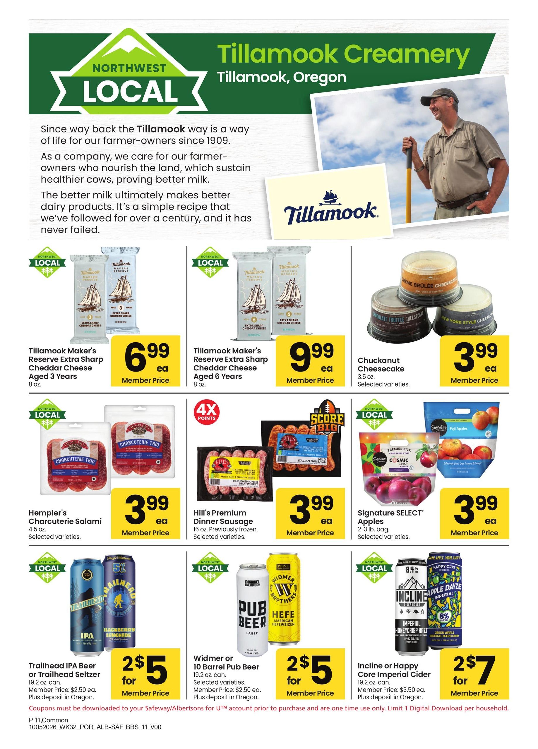 Safeway (Dorris Area, CA) Big Book of Savings Weekly Ad October 5 - November 1, 2026