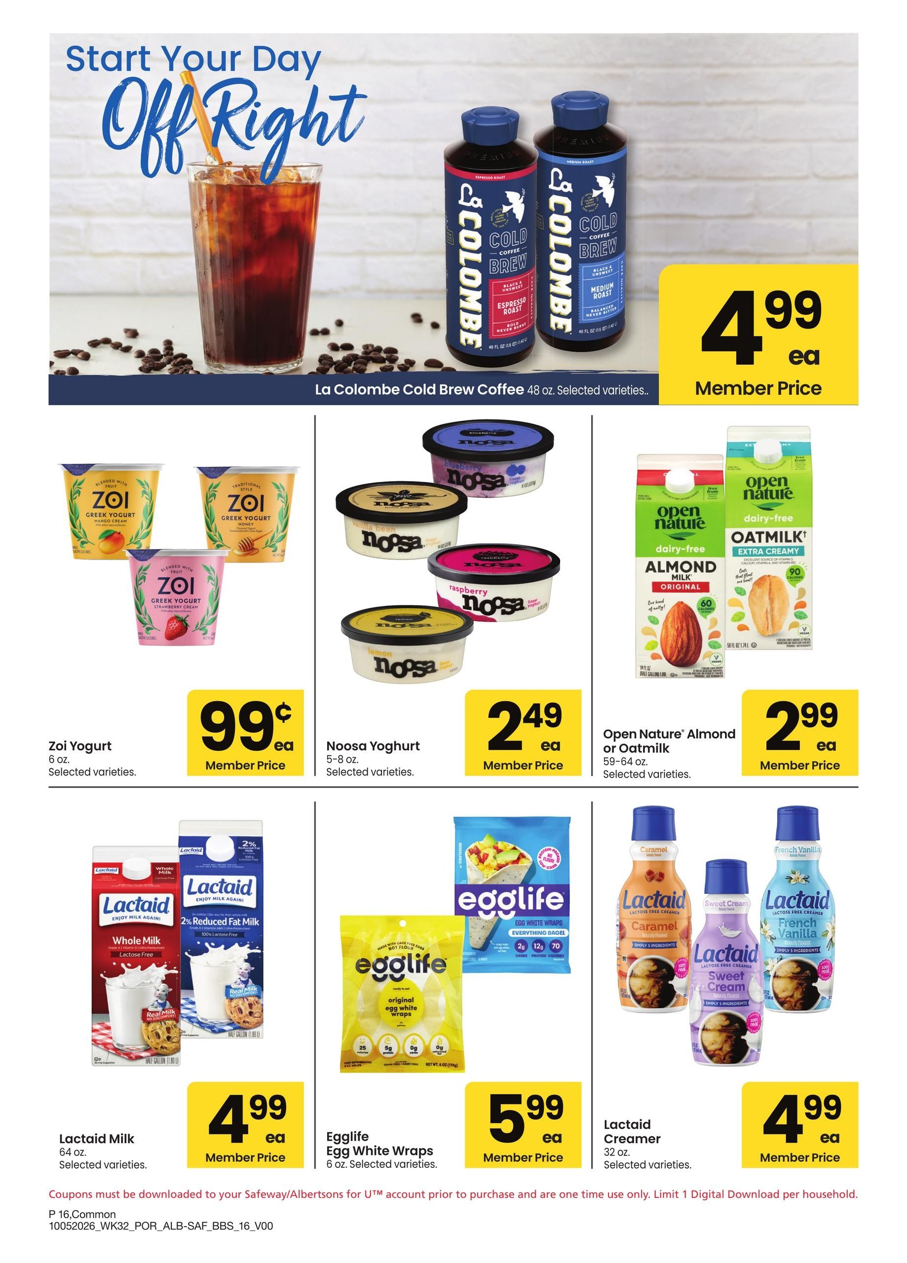 Safeway (Dorris Area, CA) Big Book of Savings Weekly Ad October 5 - November 1, 2026