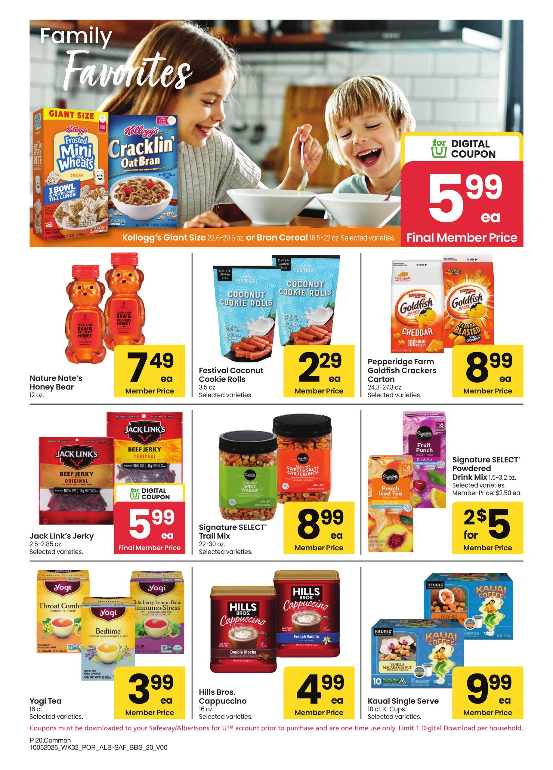 Safeway (Dorris Area, CA) Big Book of Savings Weekly Ad October 5 - November 1, 2026