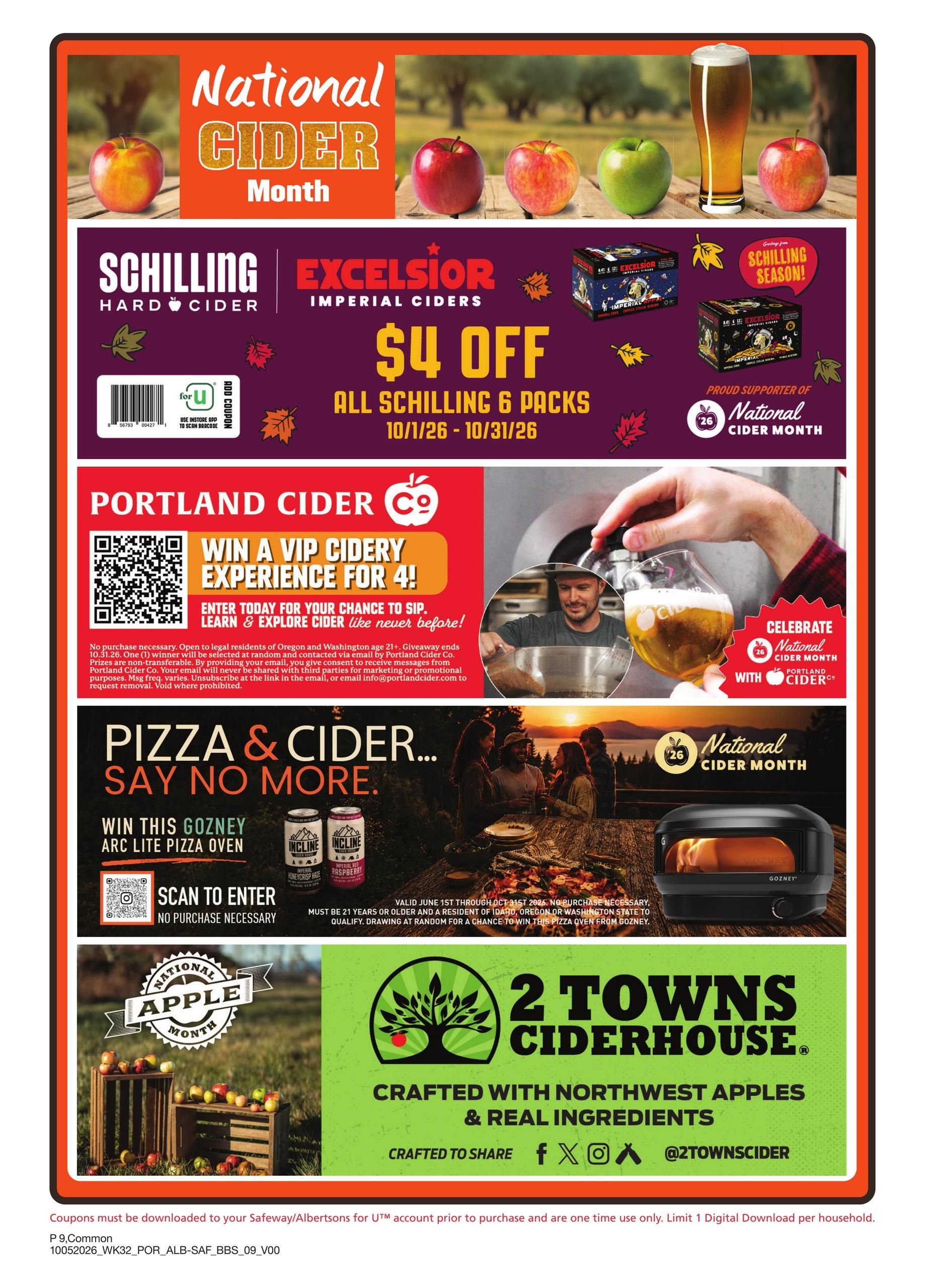 Safeway (Dorris Area, CA) Big Book of Savings Weekly Ad October 5 - November 1, 2026