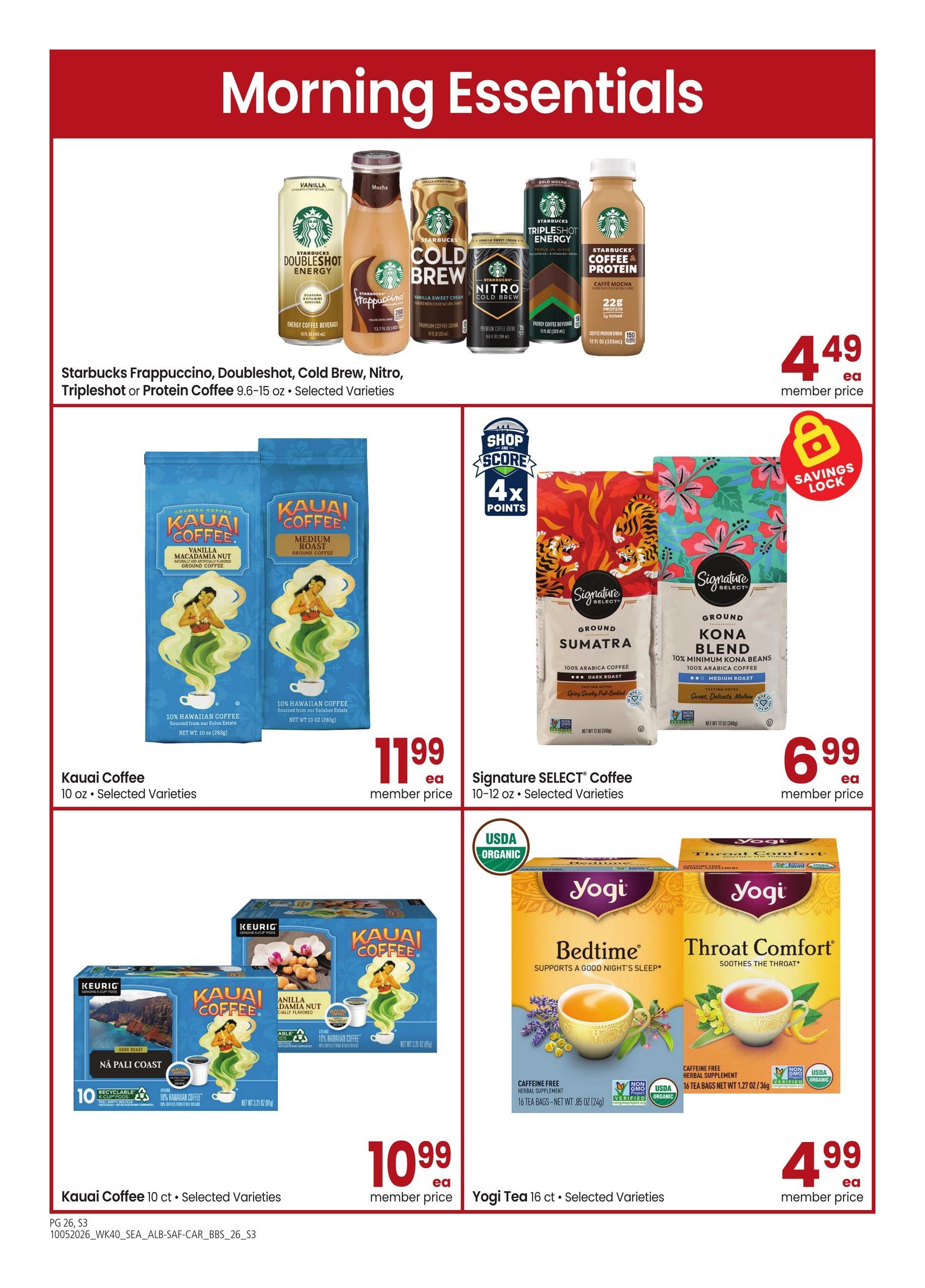 Safeway (Boardman Area, OR) Big Book of Savings Weekly Ad October 5 - November 1, 2026
