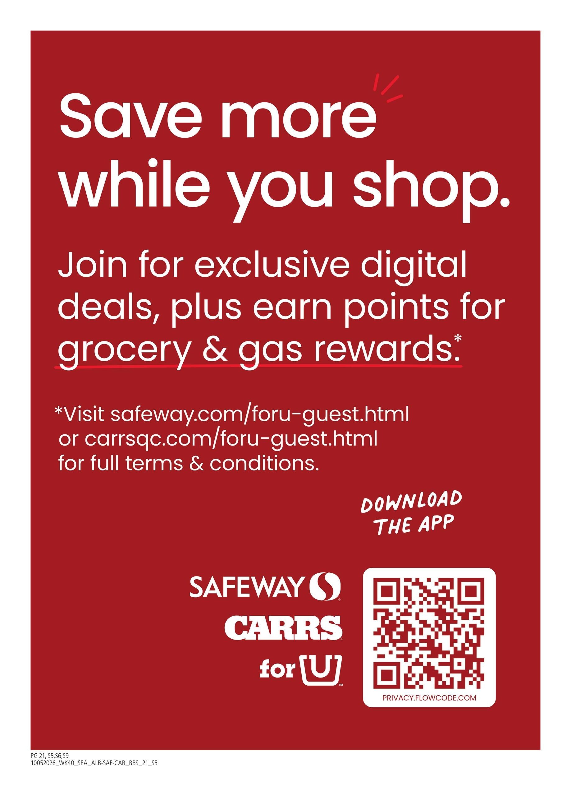 Safeway (Cooper Landing Area, AK) Big Book of Savings Weekly Ad October 5 - November 1, 2026