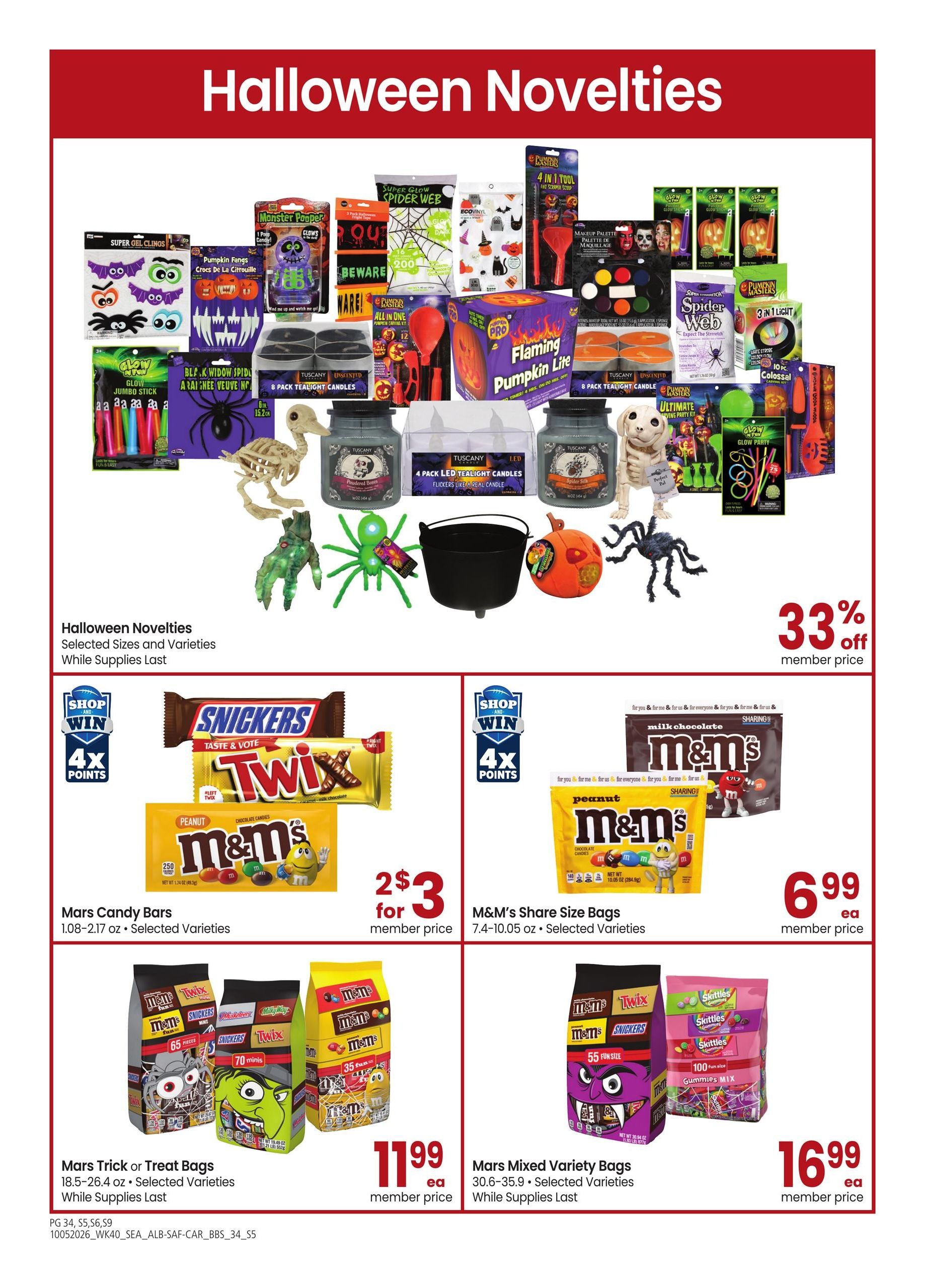 Safeway (Cooper Landing Area, AK) Big Book of Savings Weekly Ad October 5 - November 1, 2026