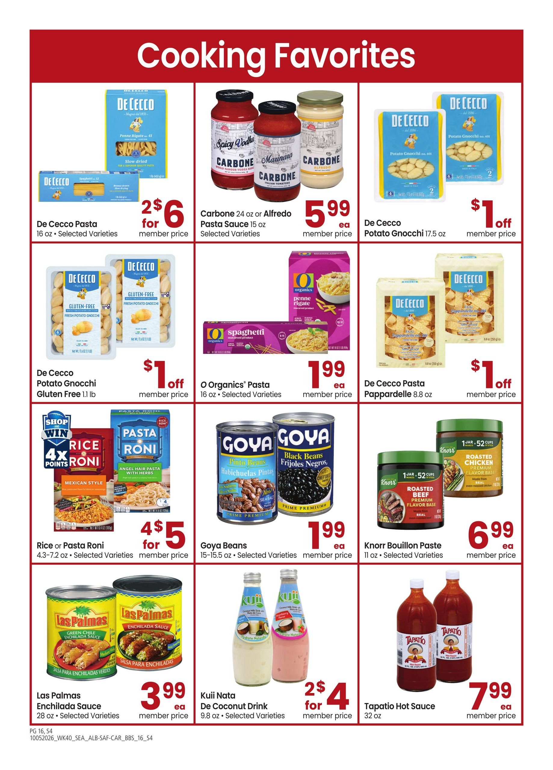 Safeway (Cocolalla Area, ID) Big Book of Savings Weekly Ad October 5 - November 1, 2026