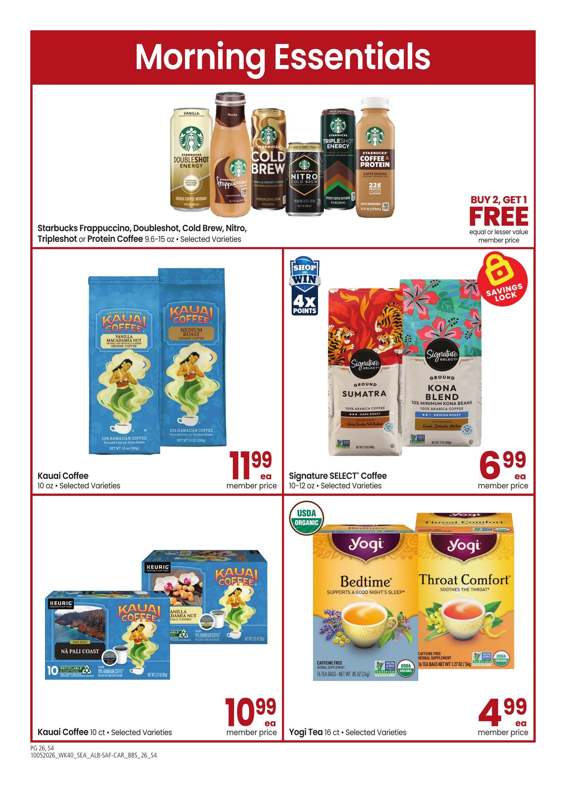 Safeway (Cocolalla Area, ID) Big Book of Savings Weekly Ad October 5 - November 1, 2026