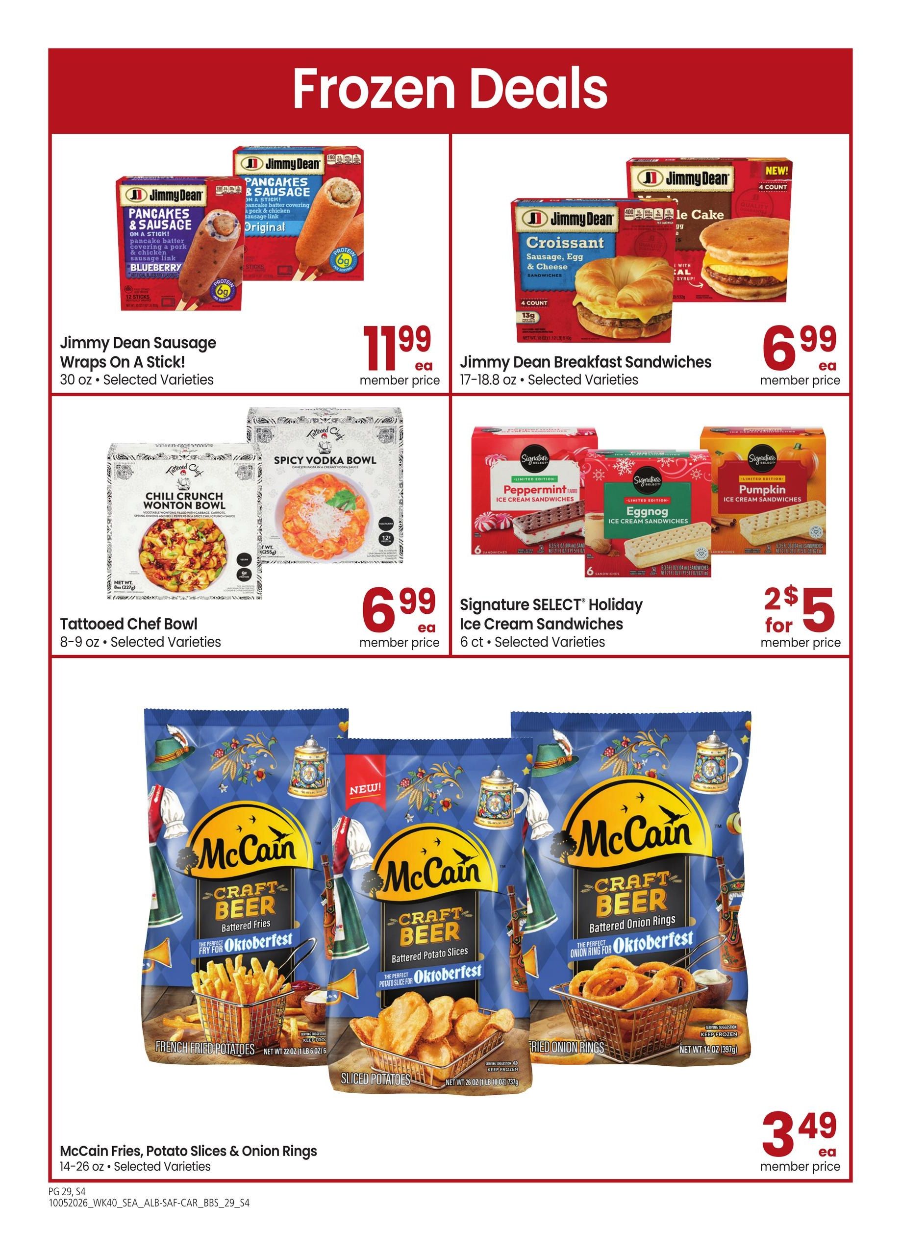 Safeway (Cocolalla Area, ID) Big Book of Savings Weekly Ad October 5 - November 1, 2026