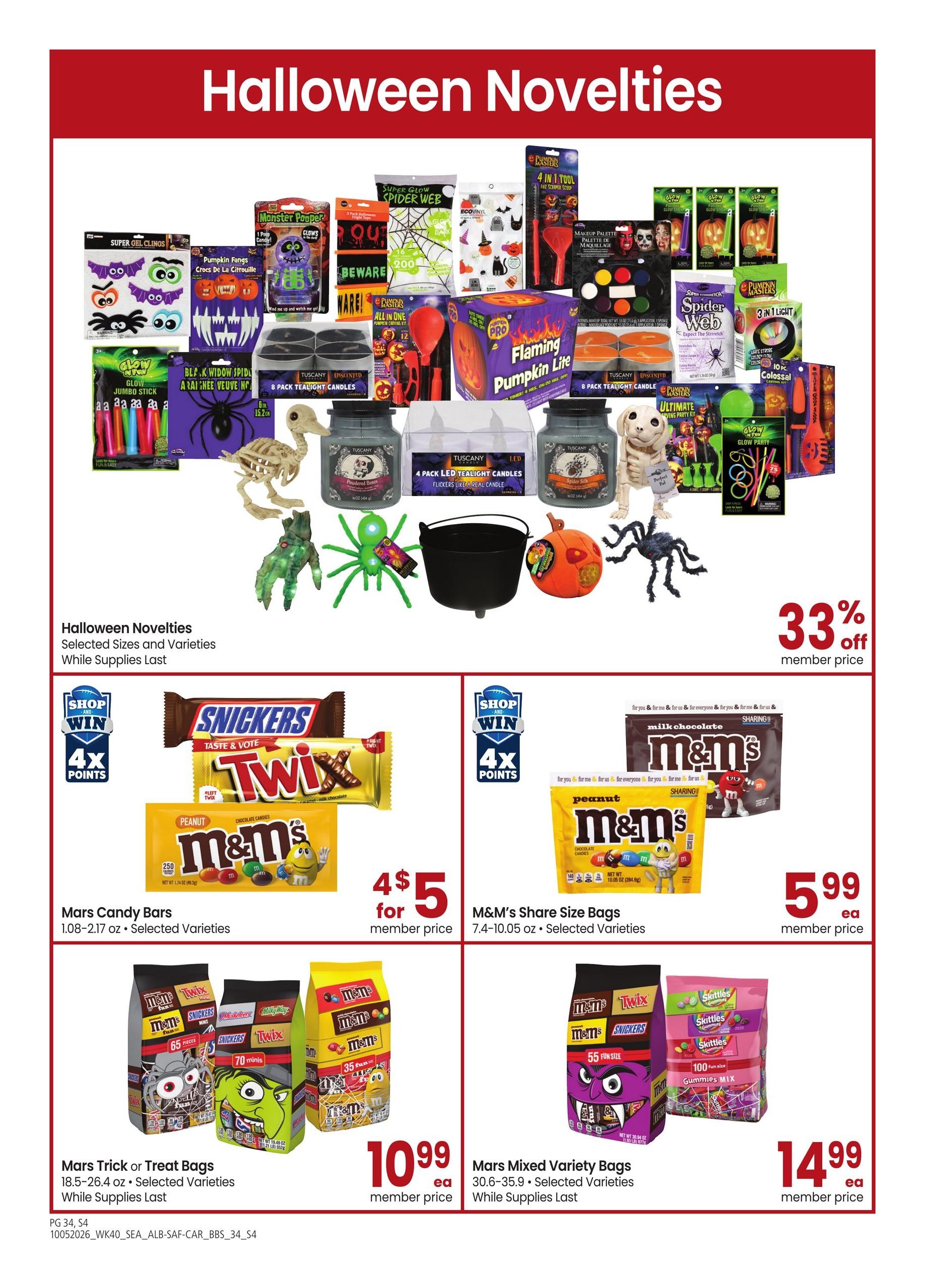 Safeway (Cocolalla Area, ID) Big Book of Savings Weekly Ad October 5 - November 1, 2026