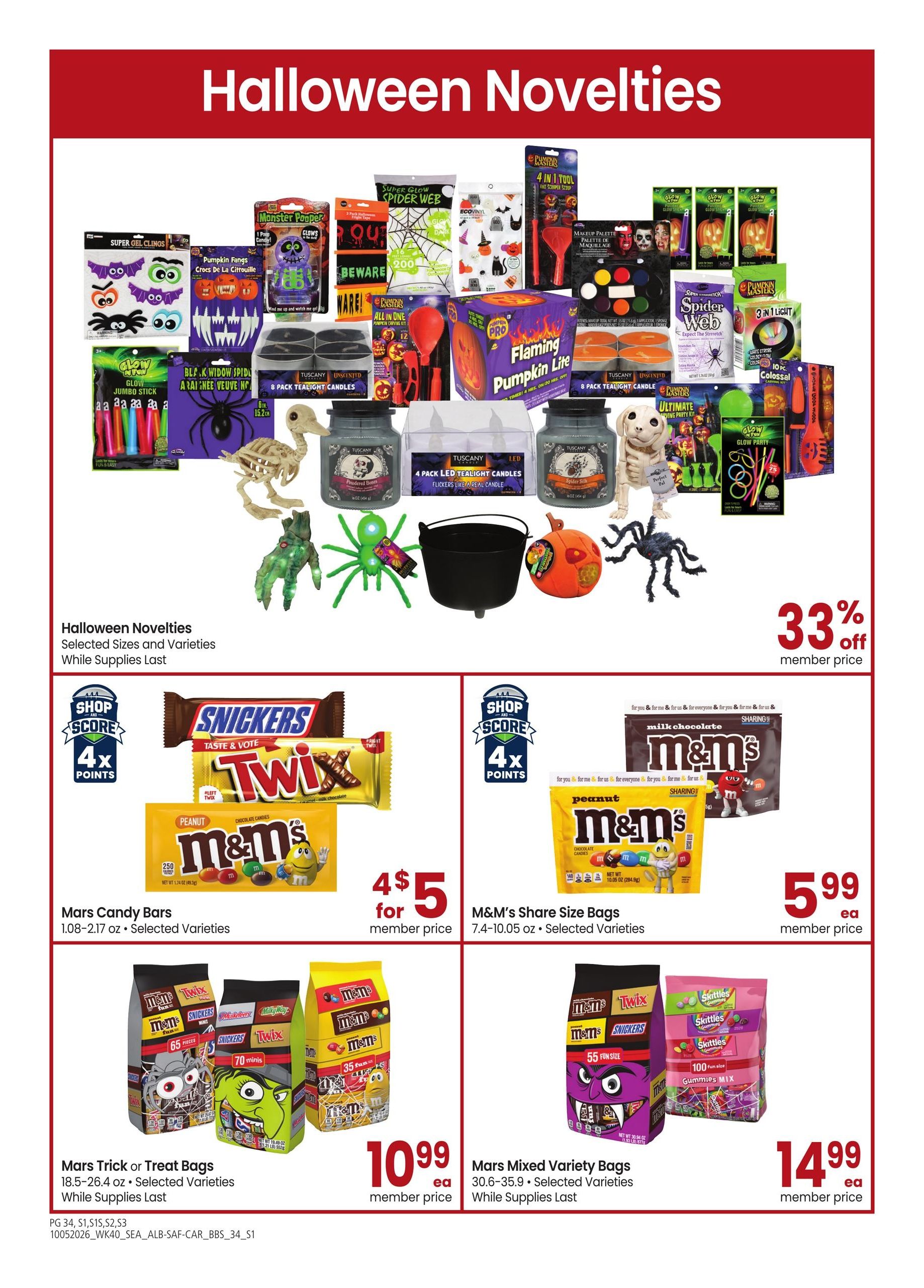 Safeway (Oldtown Area, ID) Big Book of Savings Weekly Ad October 5 - November 1, 2026