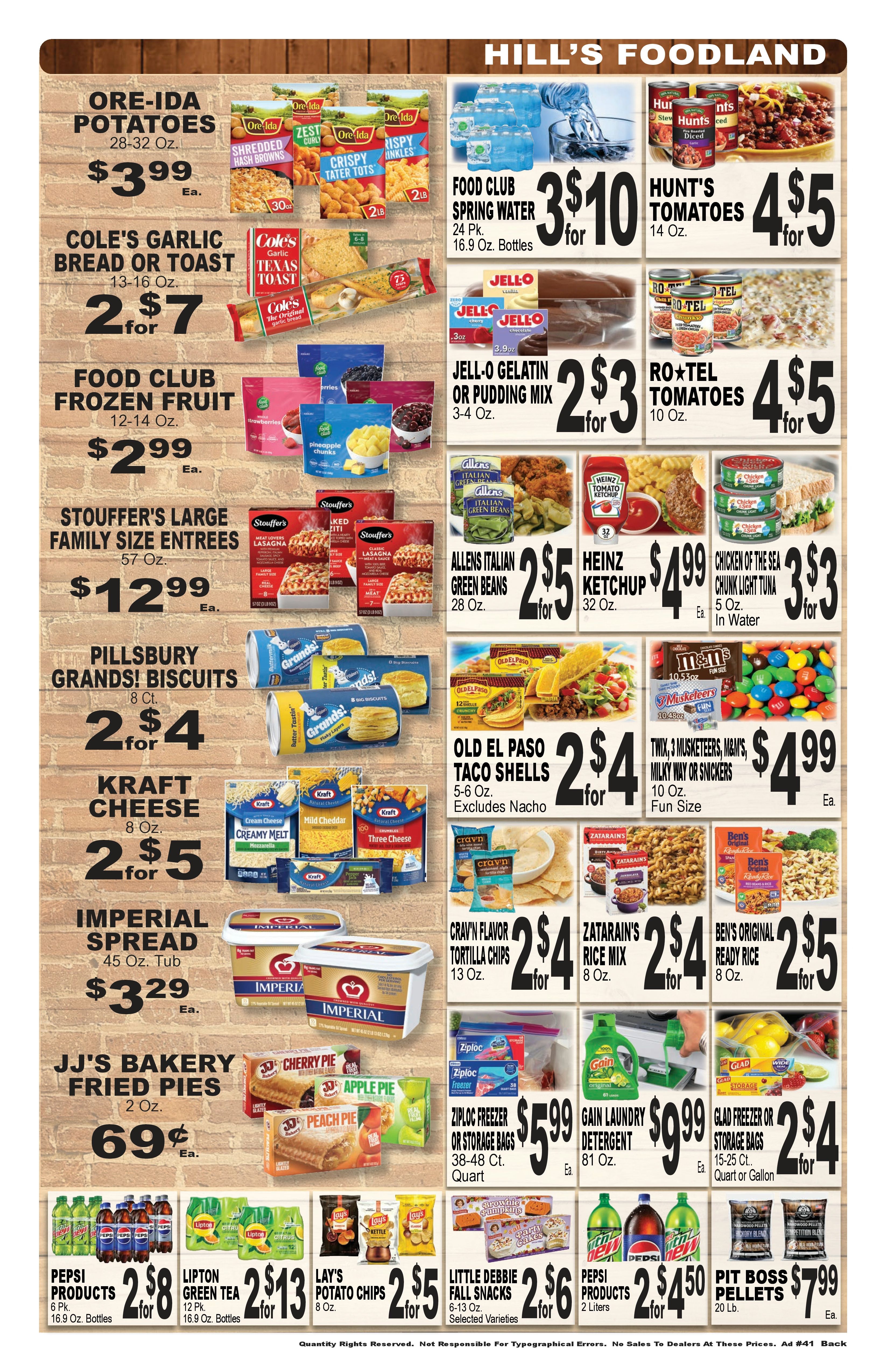Hill's Foodland (851 Park Road, Pleasant Grove, AL) Weekly Ad October 5 - 11, 2026