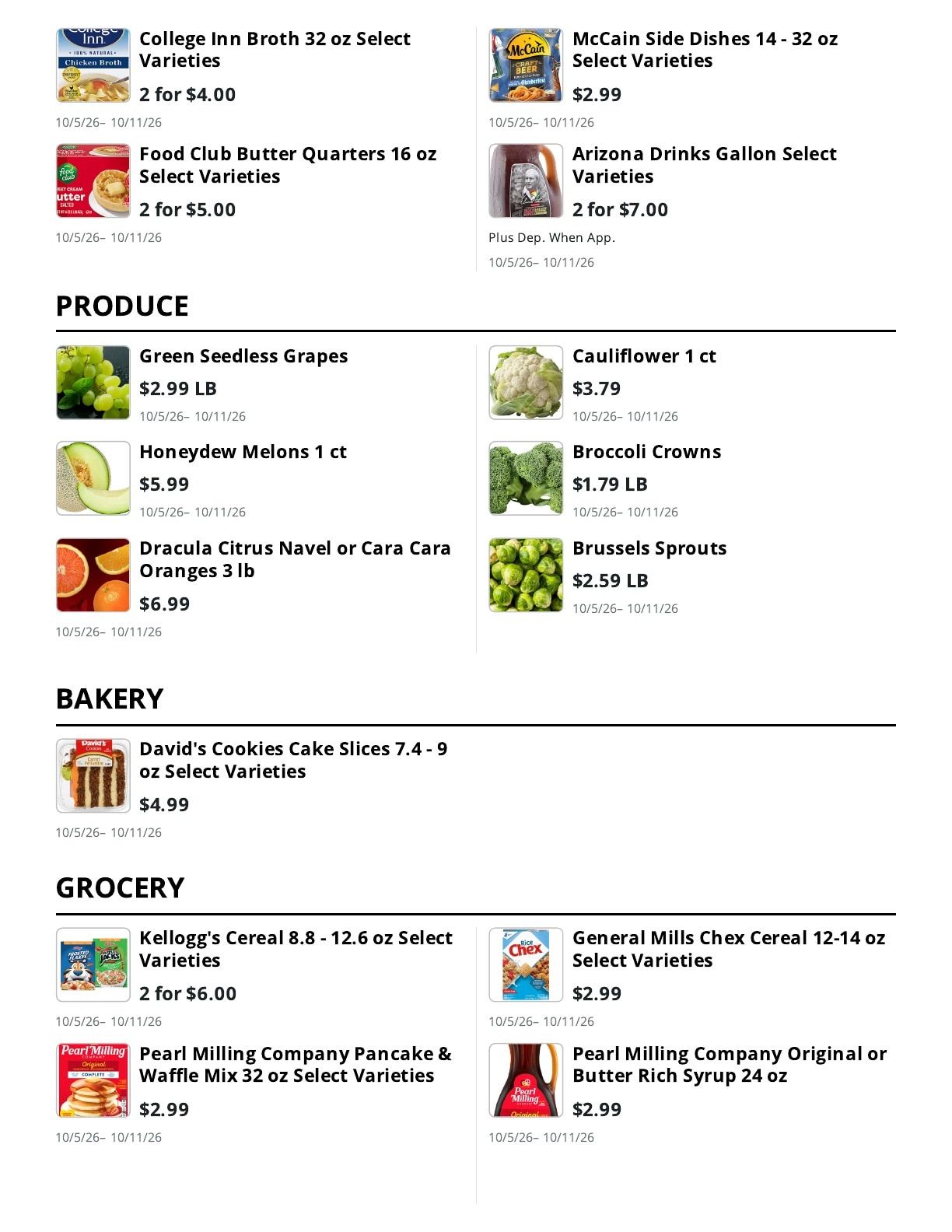 Kingdom Market Weekly Ad October 5 - 11, 2026