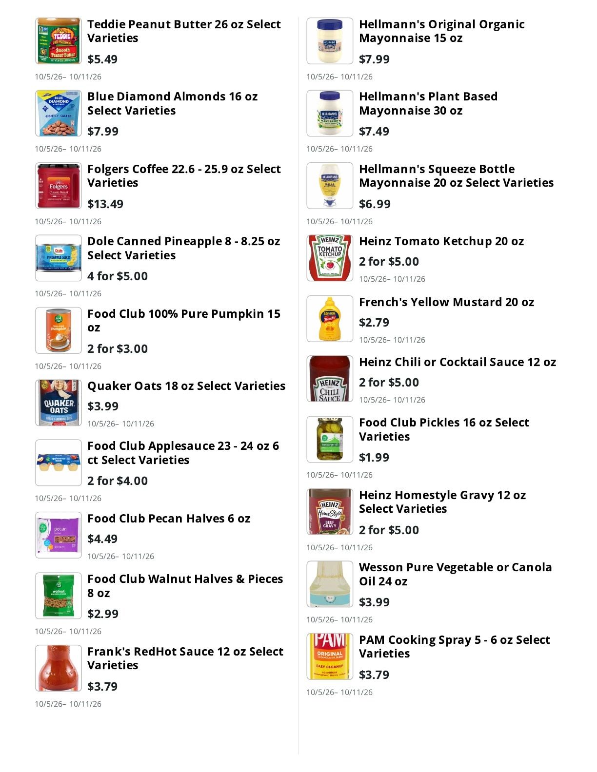 Kingdom Market Weekly Ad October 5 - 11, 2026