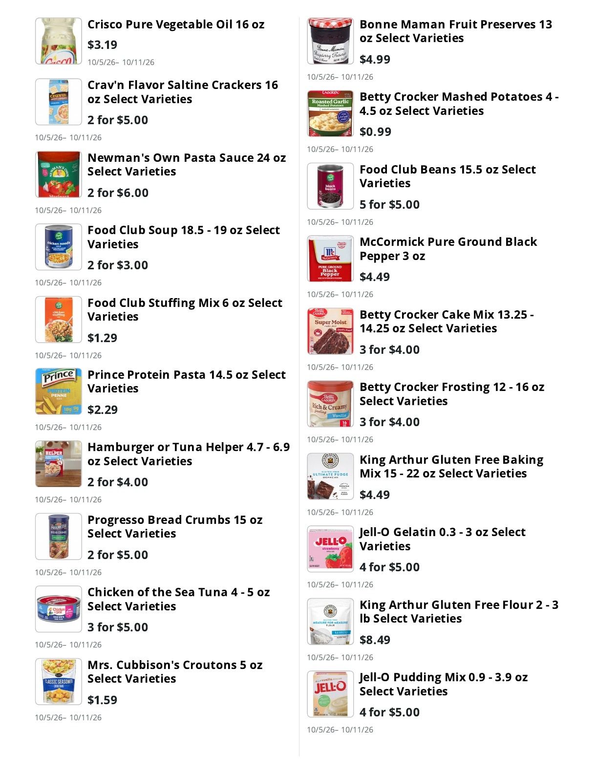 Kingdom Market Weekly Ad October 5 - 11, 2026