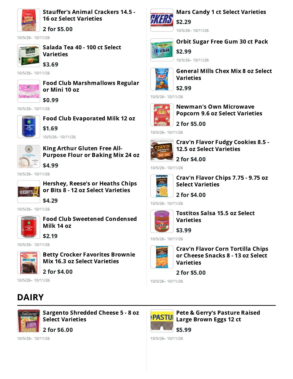 Kingdom Market Weekly Ad October 5 - 11, 2026
