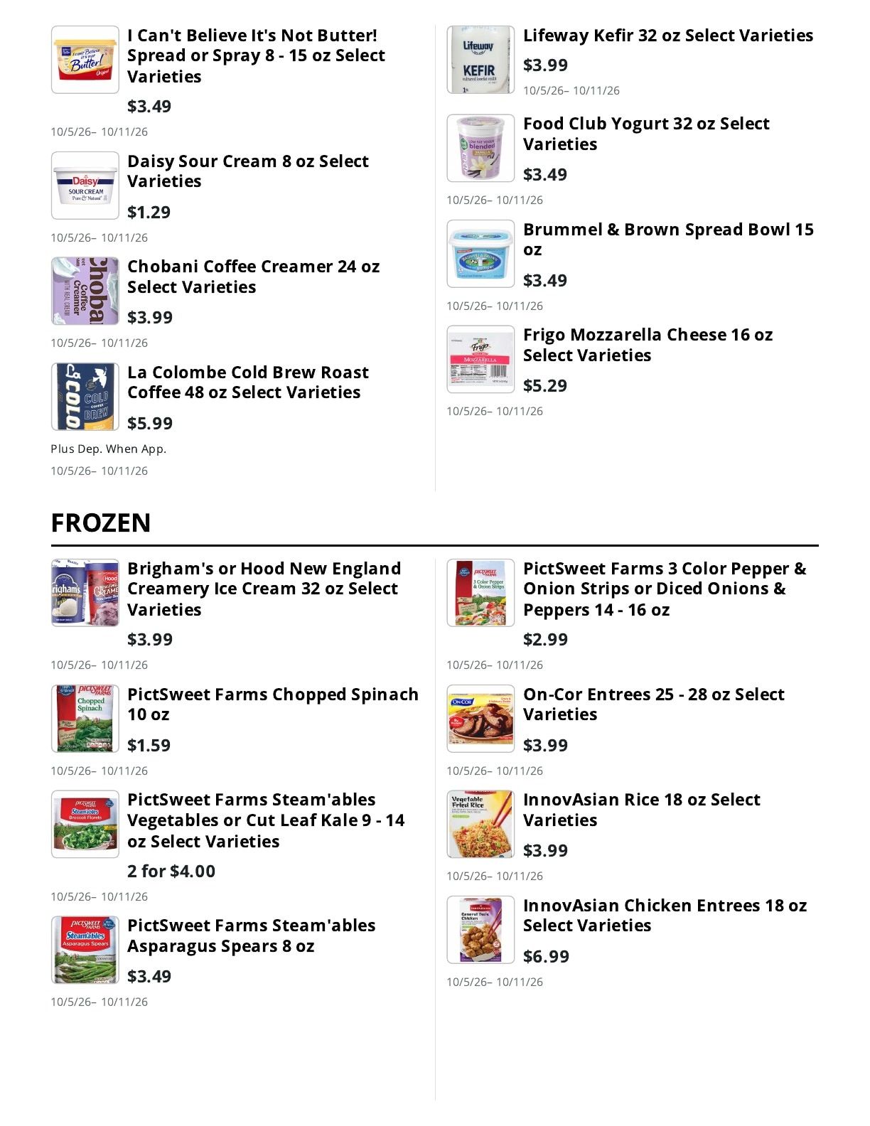 Kingdom Market Weekly Ad October 5 - 11, 2026