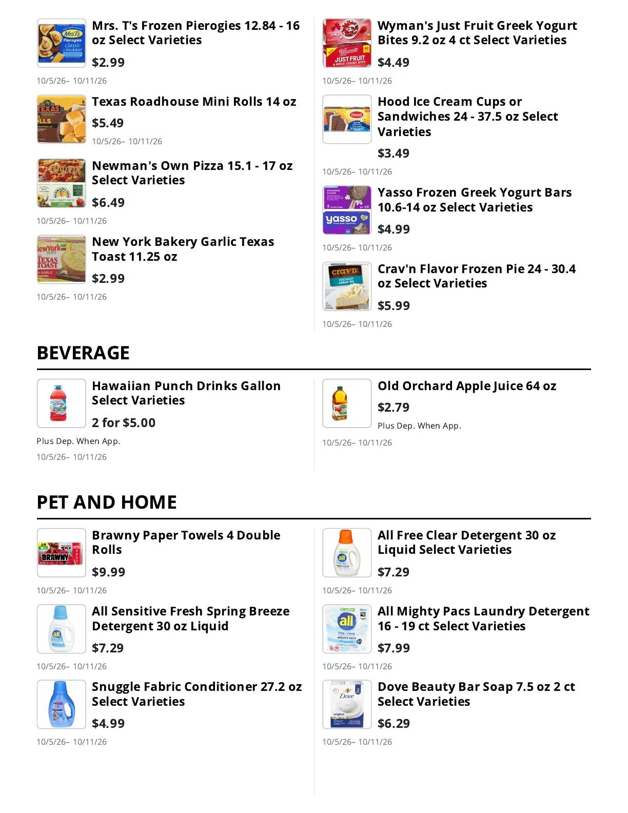 Kingdom Market Weekly Ad October 5 - 11, 2026