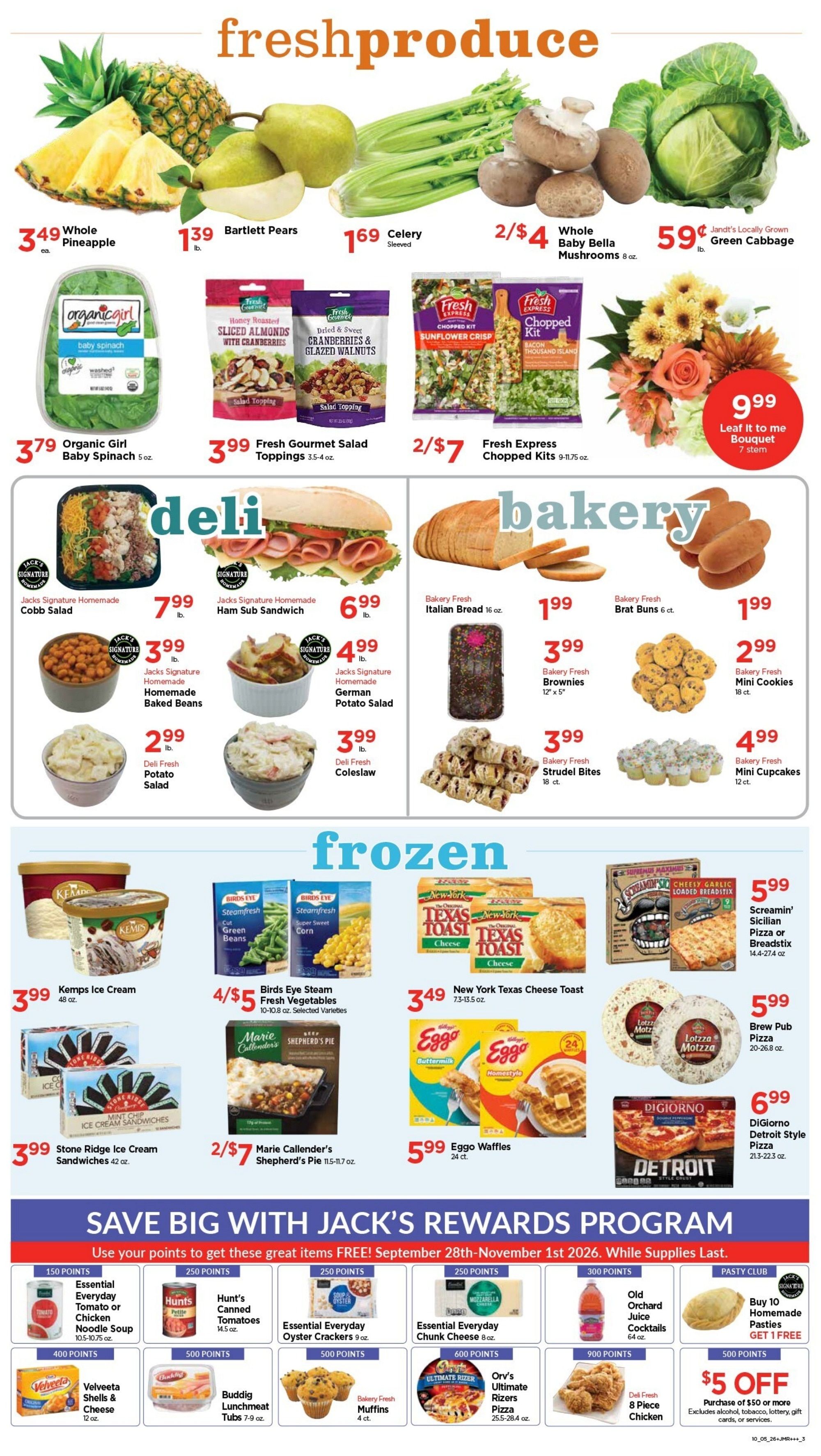 Jack's Fresh Market Weekly Ad October 5 - 11, 2026