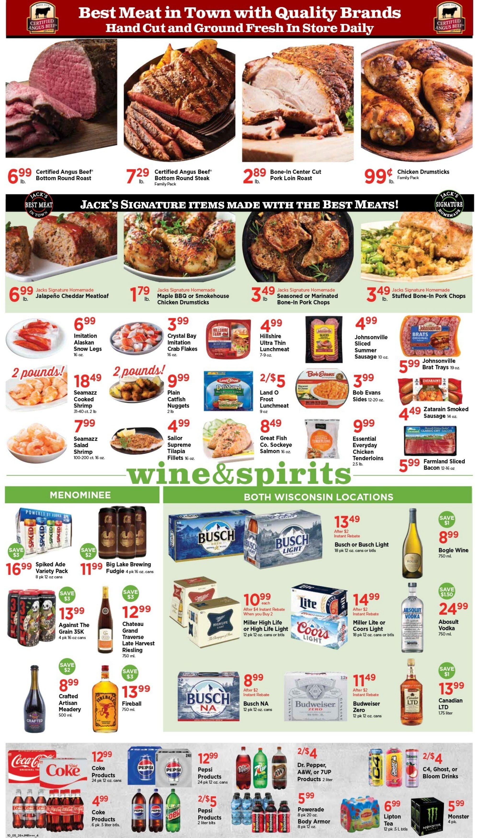 Jack's Fresh Market Weekly Ad October 5 - 11, 2026