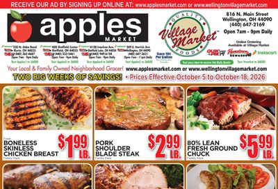 Apples Market Weekly Ad October 5 - 18, 2026