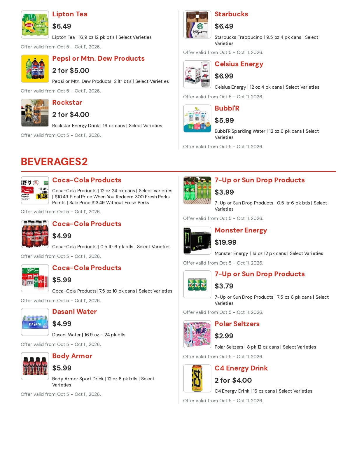 Hansen's IGA (Bangor, WI) Weekly Ad October 5 - 11, 2026