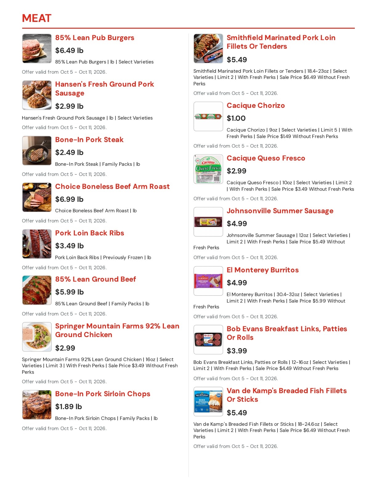 Hansen's IGA (Bangor, WI) Weekly Ad October 5 - 11, 2026