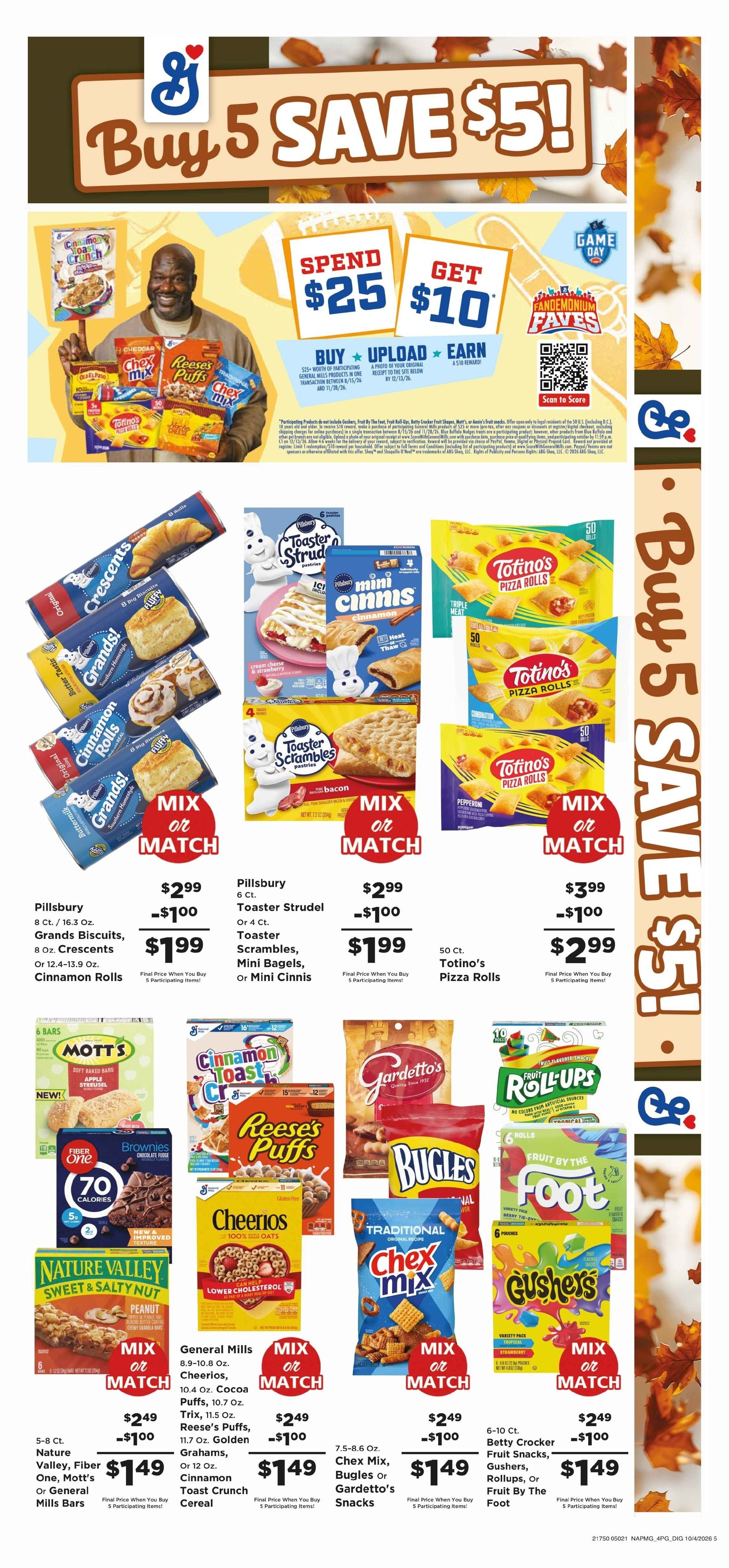 Chappell's Hometown Foods Weekly Ad October 5 - 11, 2026