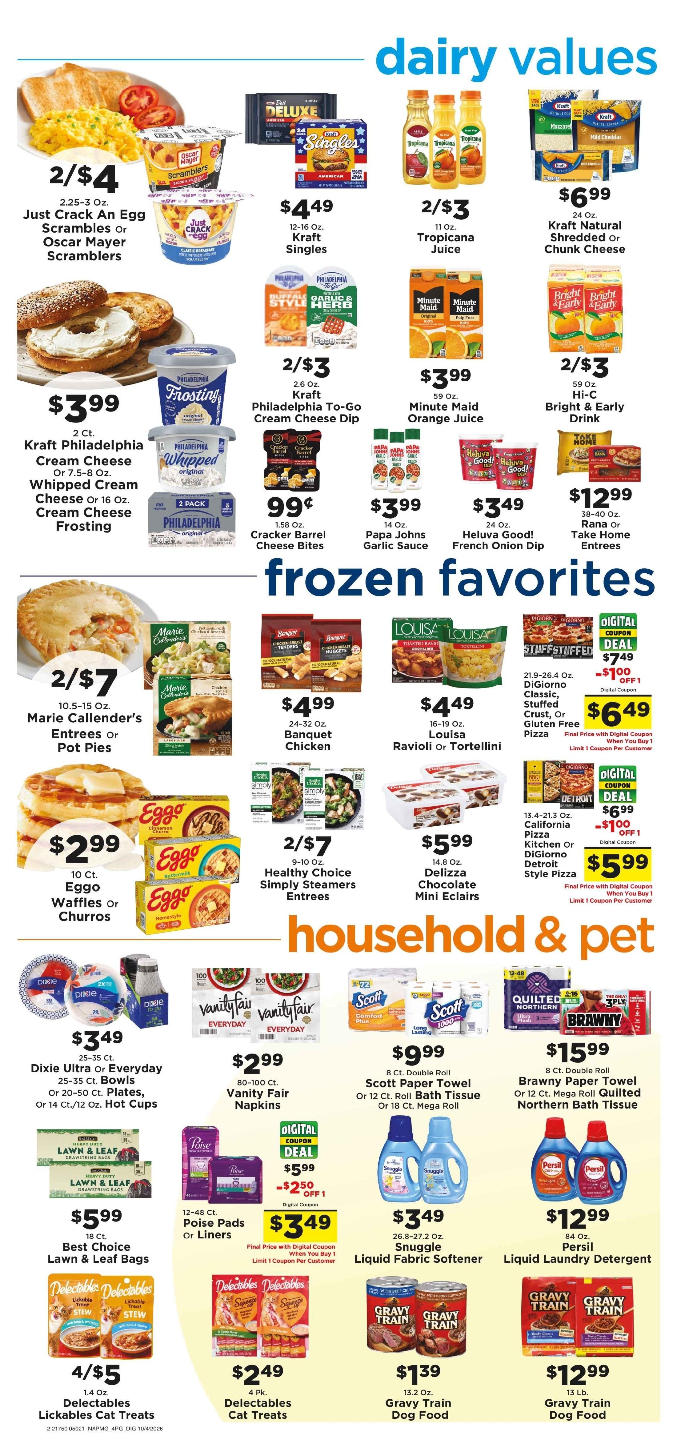 Chappell's Hometown Foods Weekly Ad October 5 - 11, 2026
