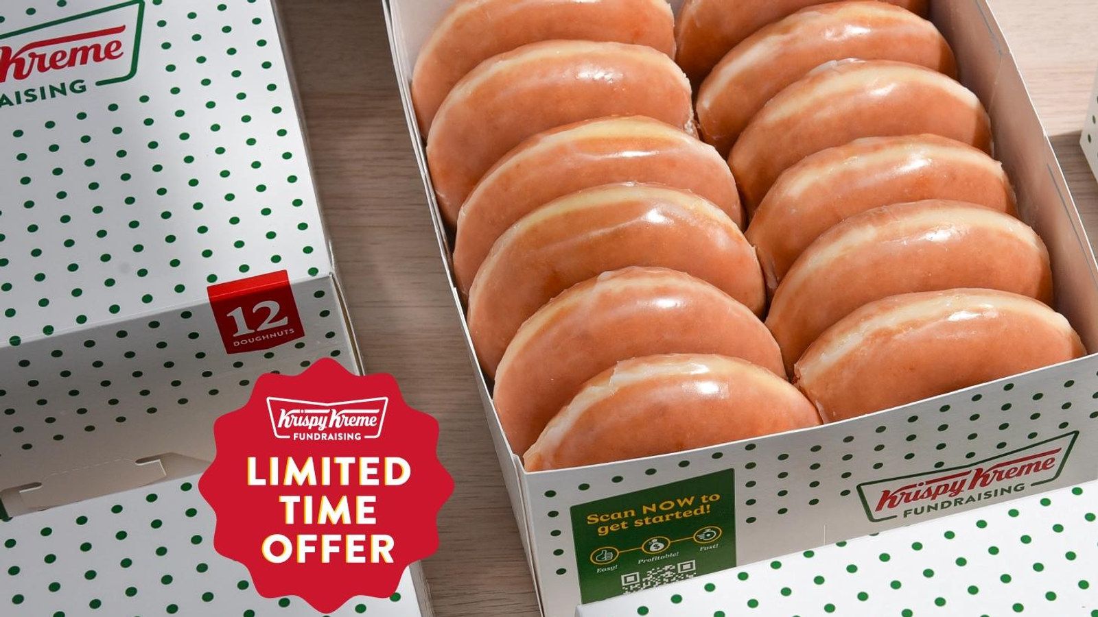 Krispy Kreme: Get 10 Free Fundraising Products When You Buy 50 Krispy Kreme: Get 10 Free Fundraising Products When You Buy 50