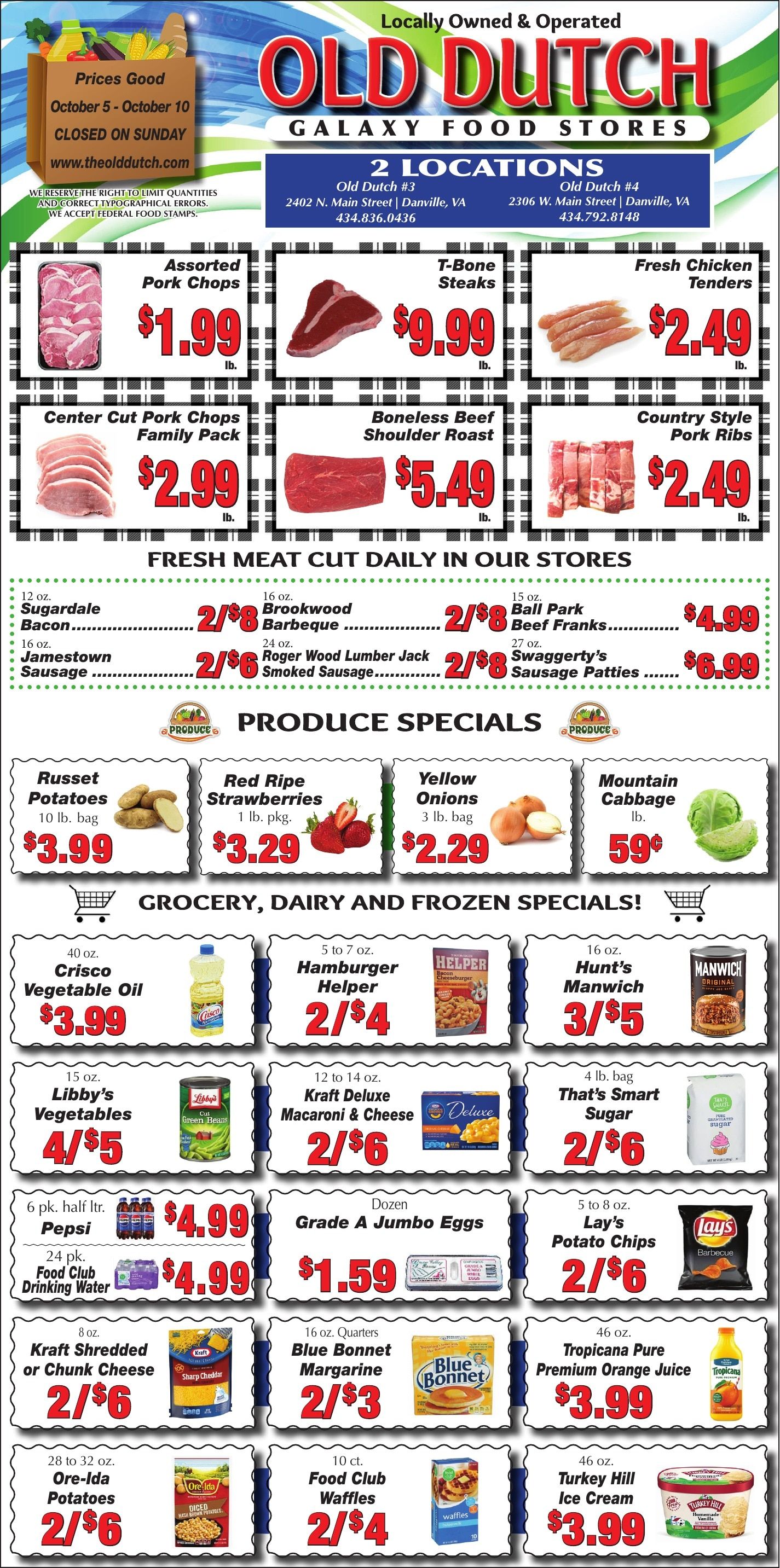 Old Dutch Supermarket Weekly Ad October 5 - 10, 2026