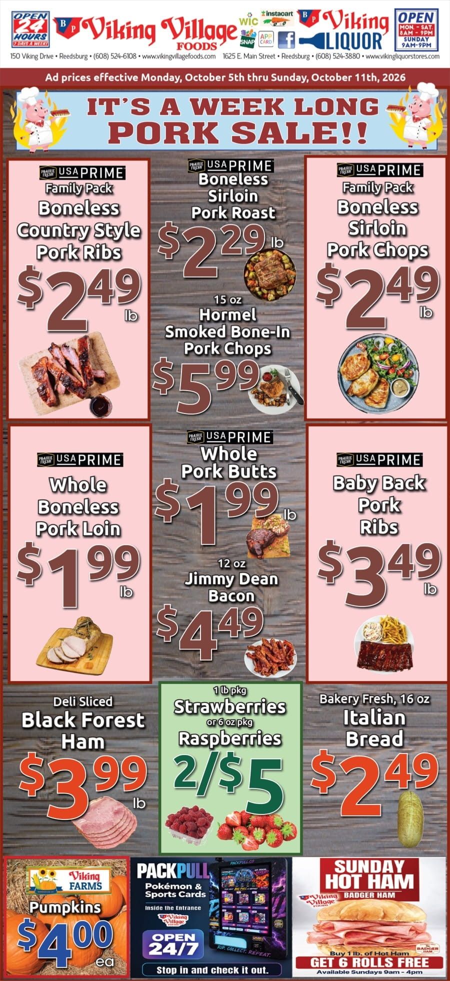 Viking Village Foods Weekly Ad October 5 - 11, 2026