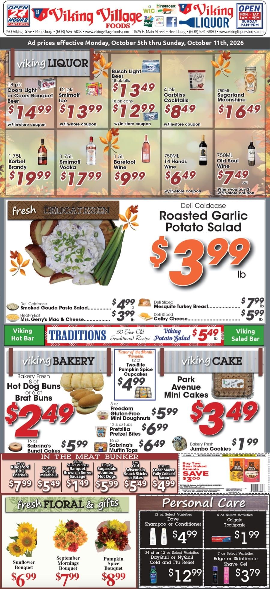 Viking Village Foods Weekly Ad October 5 - 11, 2026