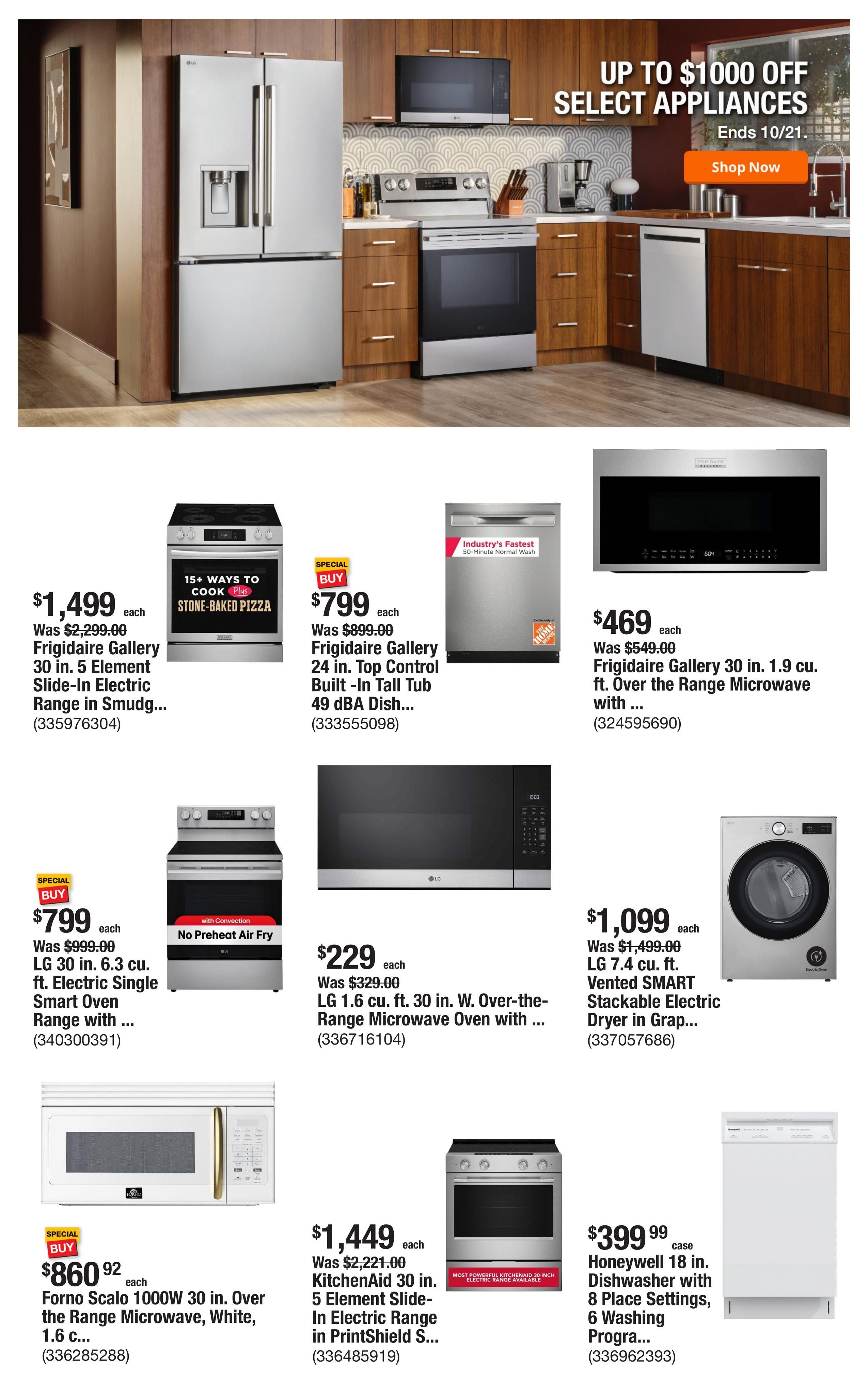 Home Depot (Buena Park Area, CA) Weekly Ad October 1 - 8, 2026