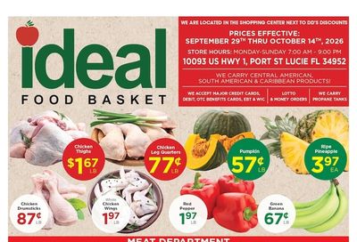Ideal Food Basket (10093 S U.S. Hwy 1, Port St. Lucie, FL) Weekly Ad October 8 - 14, 2026