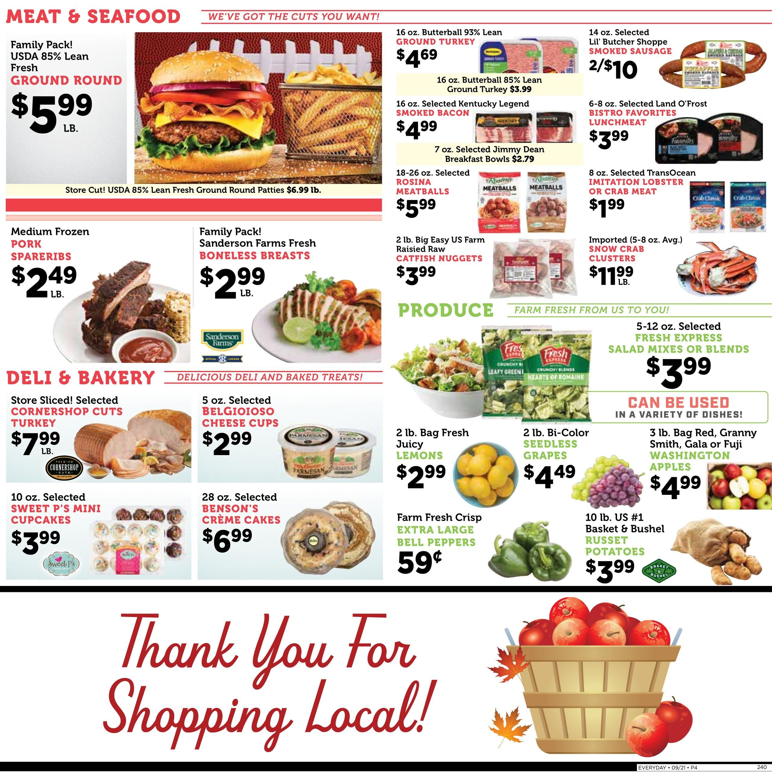 Wayne Lees Grocery Weekly Ad September 23 - October 29, 2026