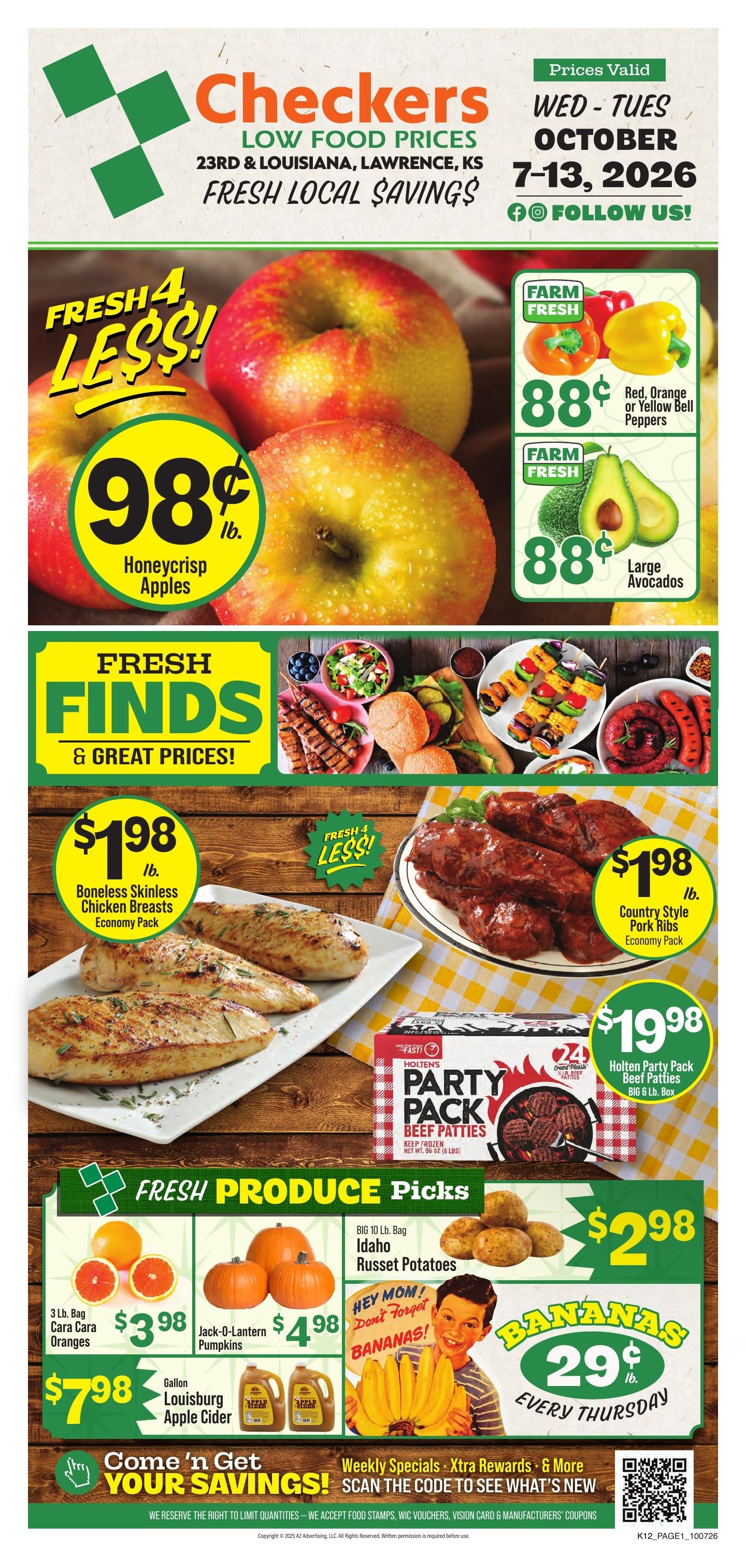 Checkers Foods Weekly Ad October 7 - 13, 2026