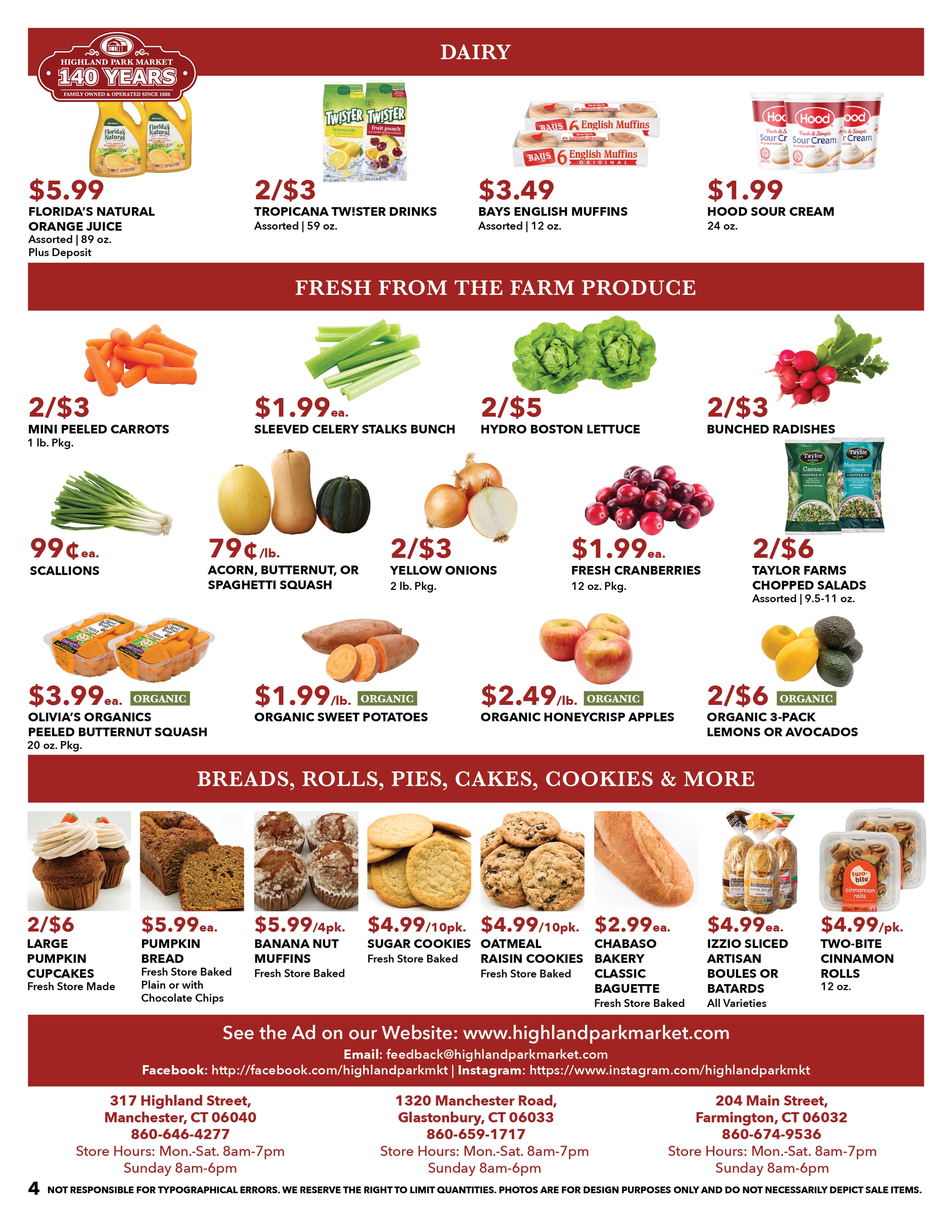 Highland Park Market Weekly Ad October 11 - 17, 2026