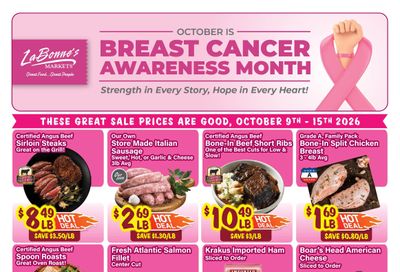 LaBonne's Markets Weekly Ad October 9 - 15, 2026