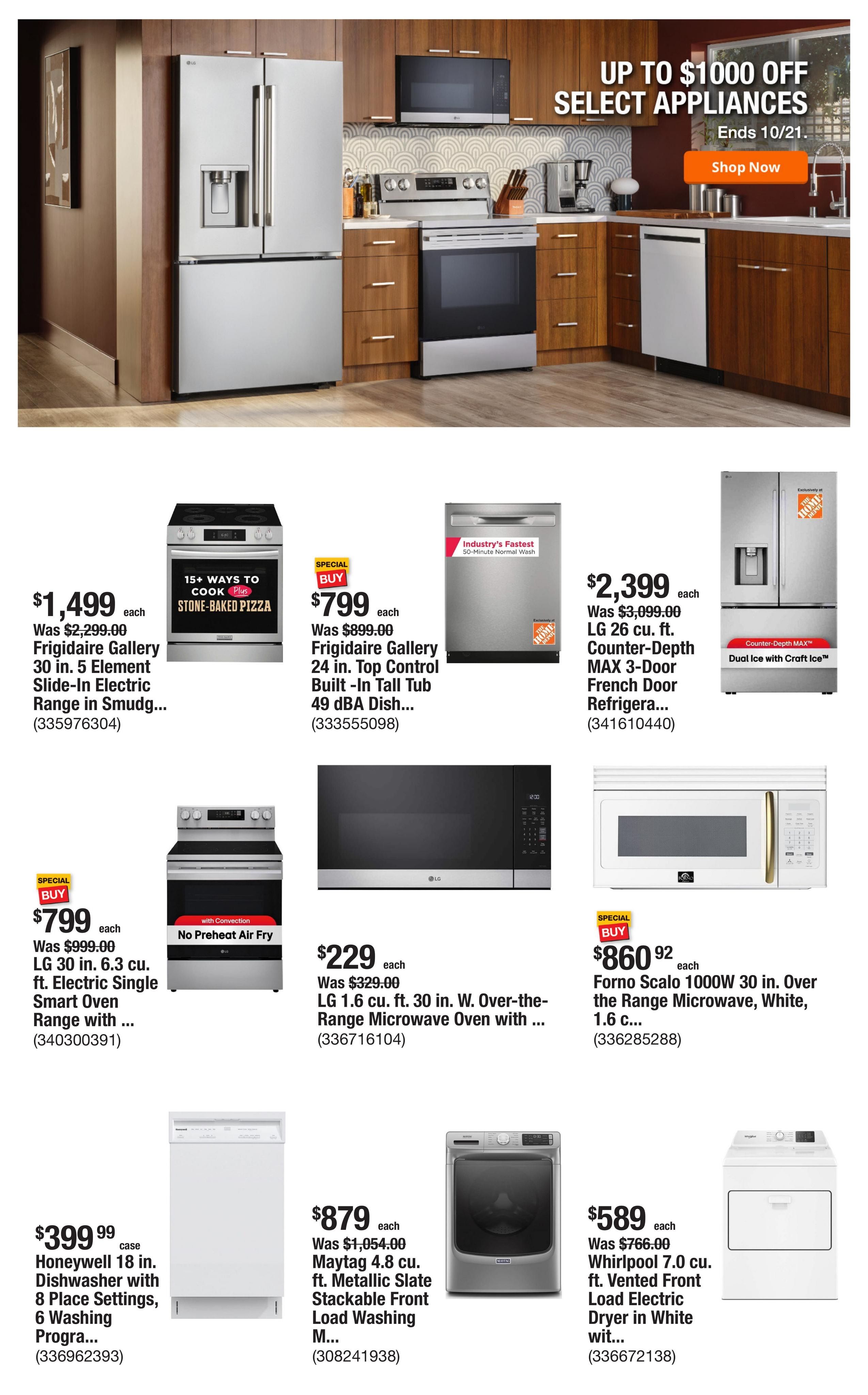 Home Depot (Anna Area, TX) Weekly Ad October 1 - 8, 2026
