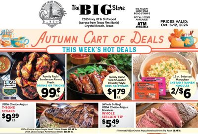 The Big Store Weekly Ad October 6 - 12, 2026