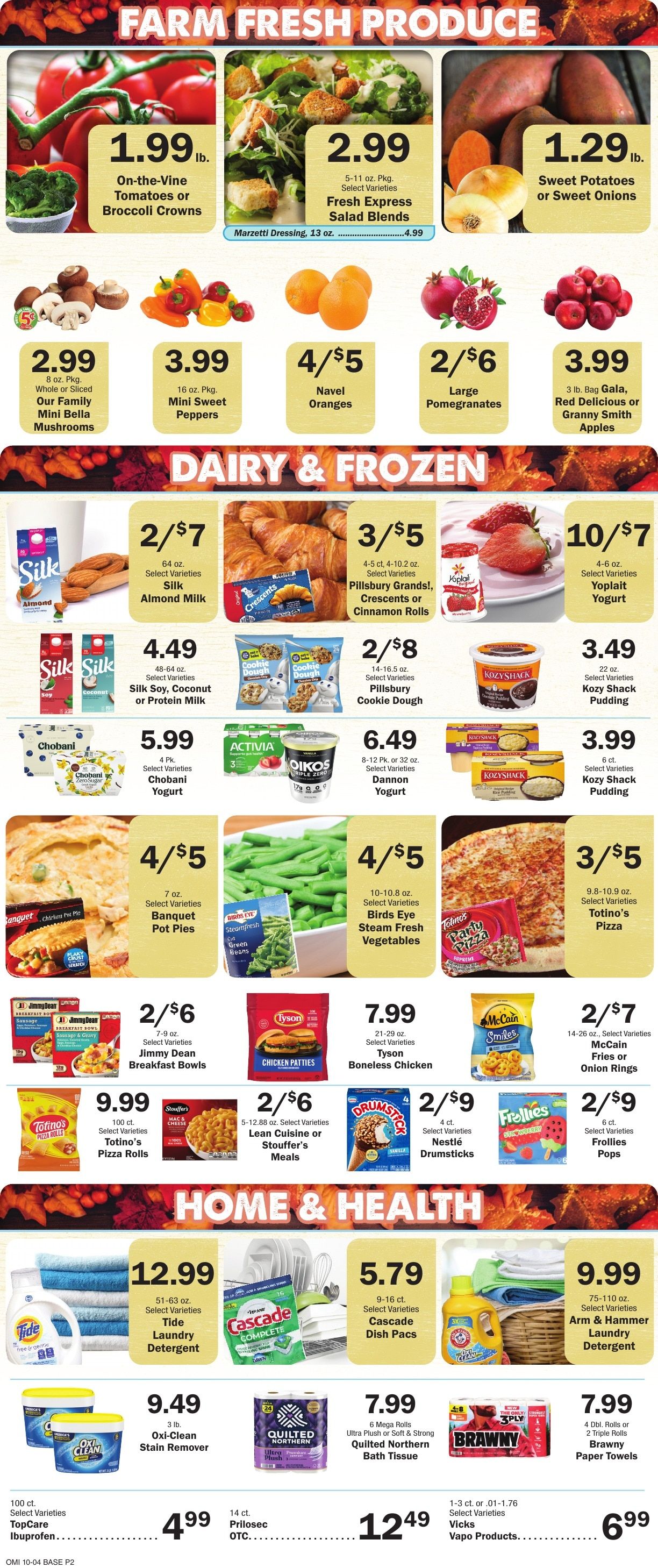 Kinsley Food Pride Weekly Ad October 7 - 13, 2026