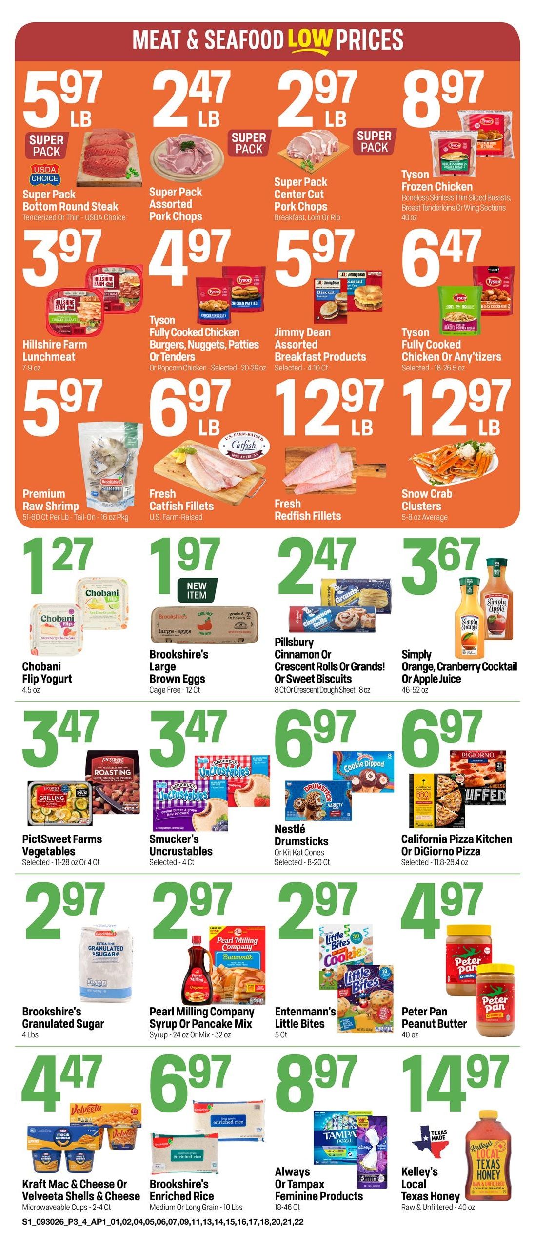 Super 1 Foods & Discount Pharmacy (Emmet Area, AR) Weekly Ad September 30 - October 6, 2026
