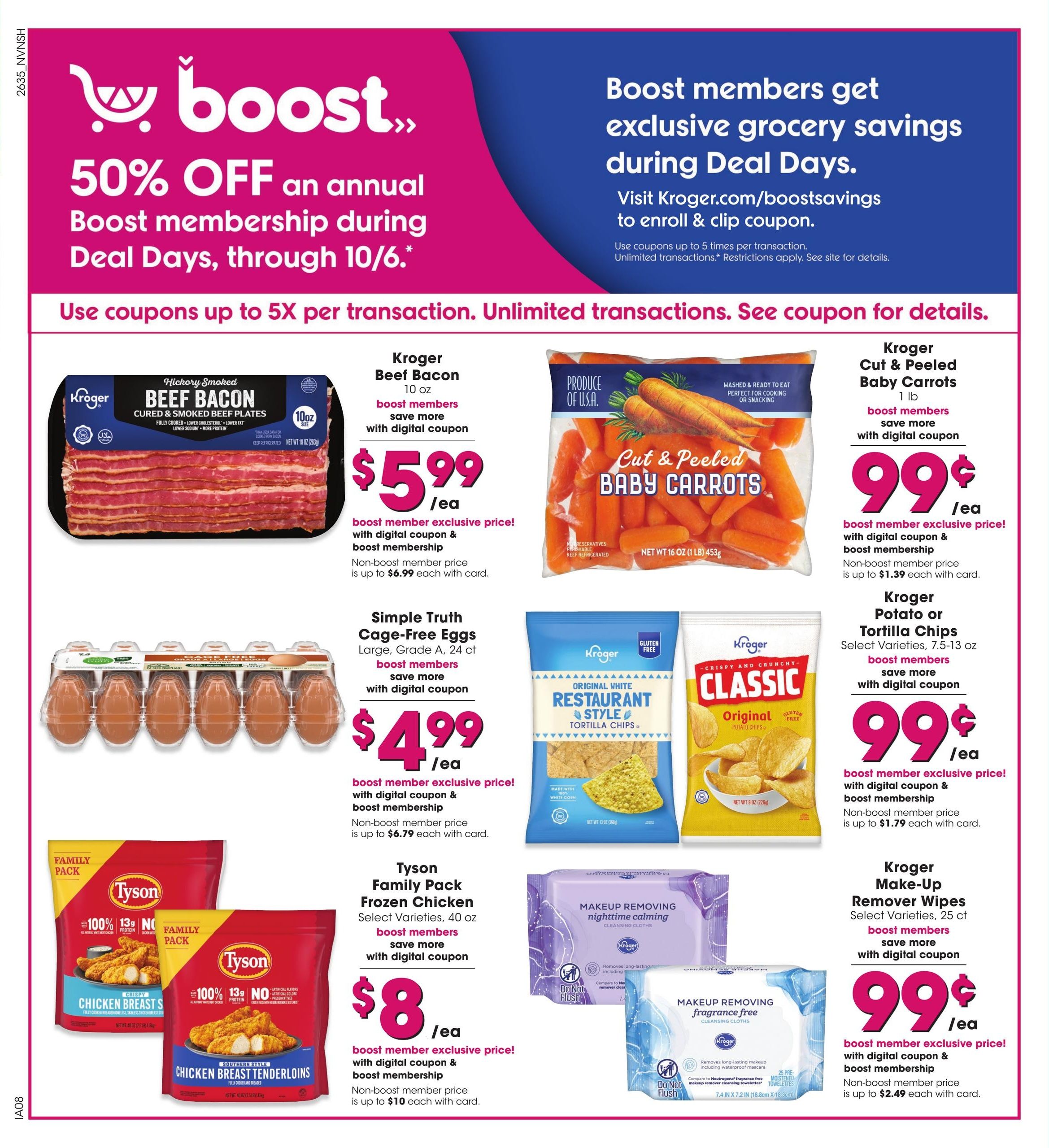 Kroger (Bell Buckle-Unionville Area, TN) Weekly Ad September 30 - October 6, 2026