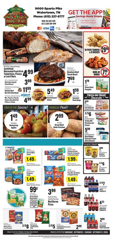 Three Forks Market Weekly Ad October 5 - 11, 2026